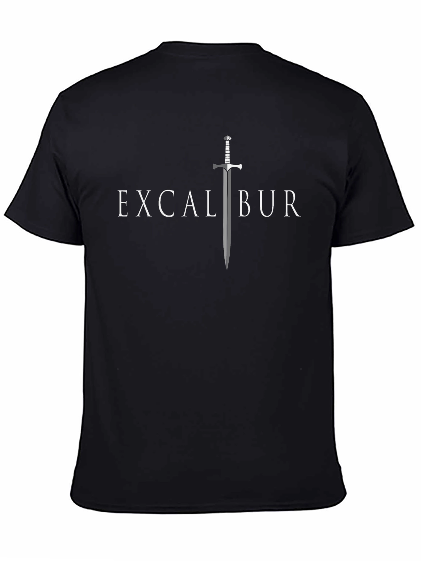 Excalibur Sword Graphic Tee - Black