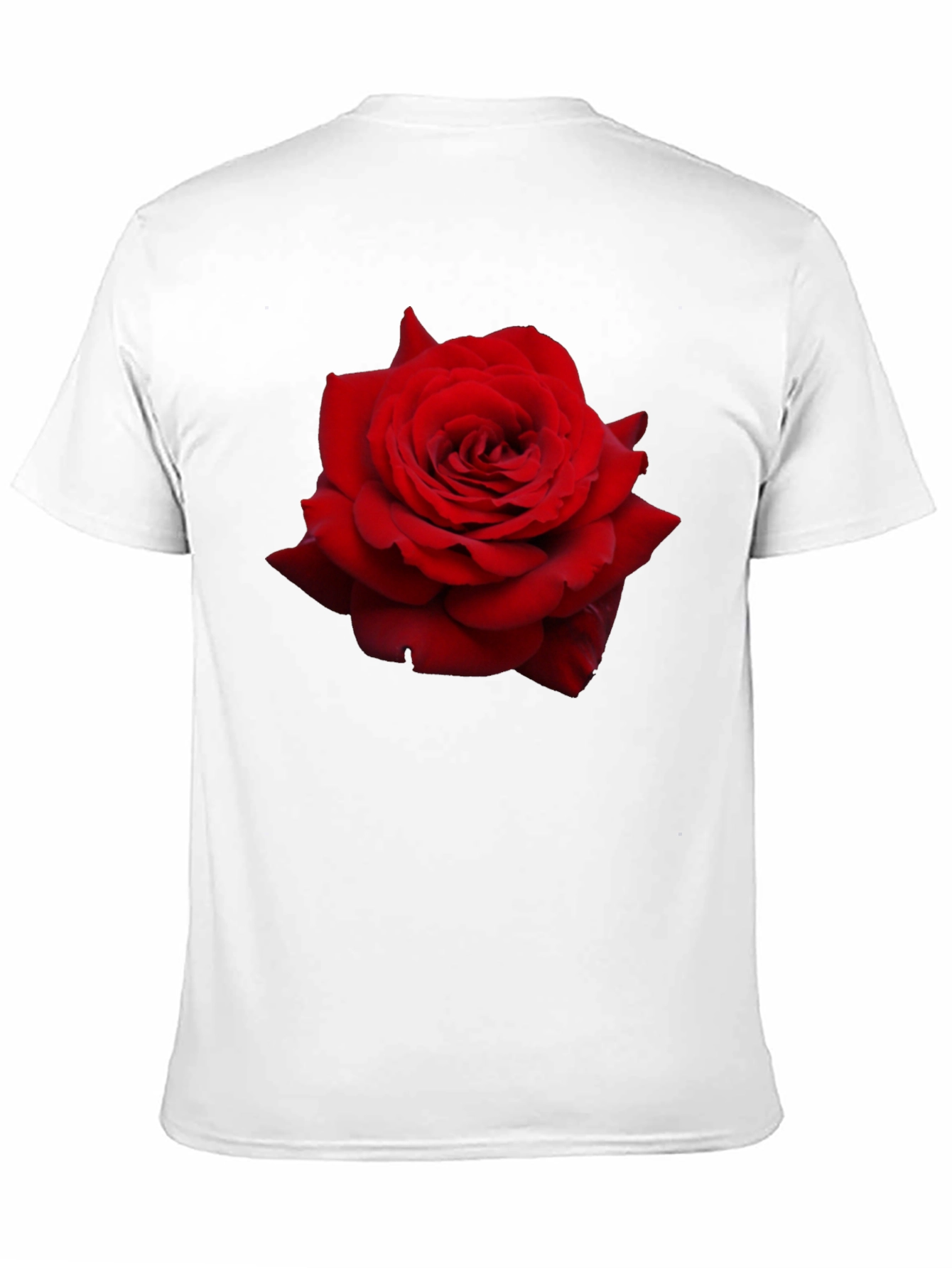 Red Rose Graphic T-Shirt - Floral Statement Tee