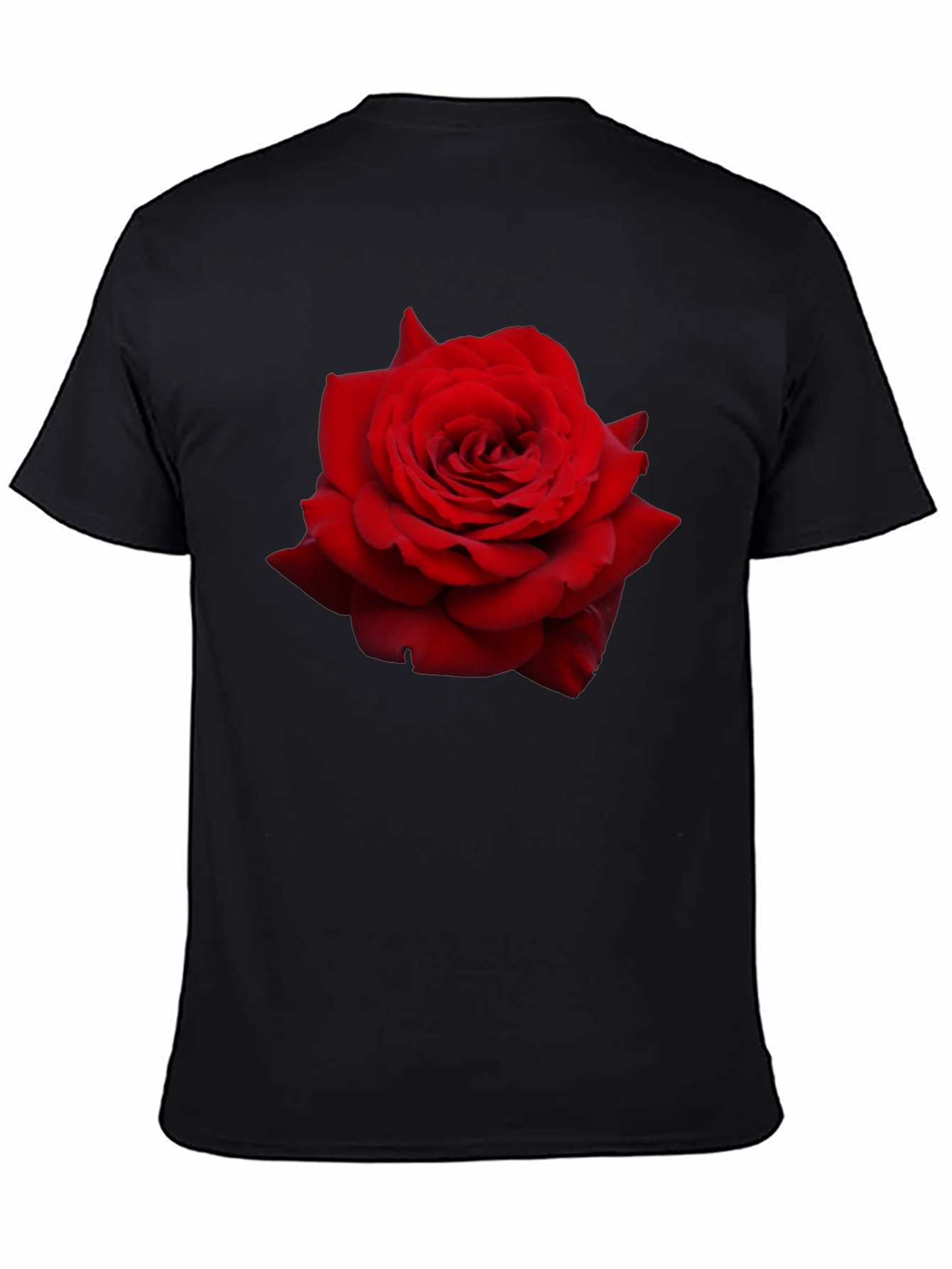 Red Rose Graphic T-Shirt - Floral Statement Tee