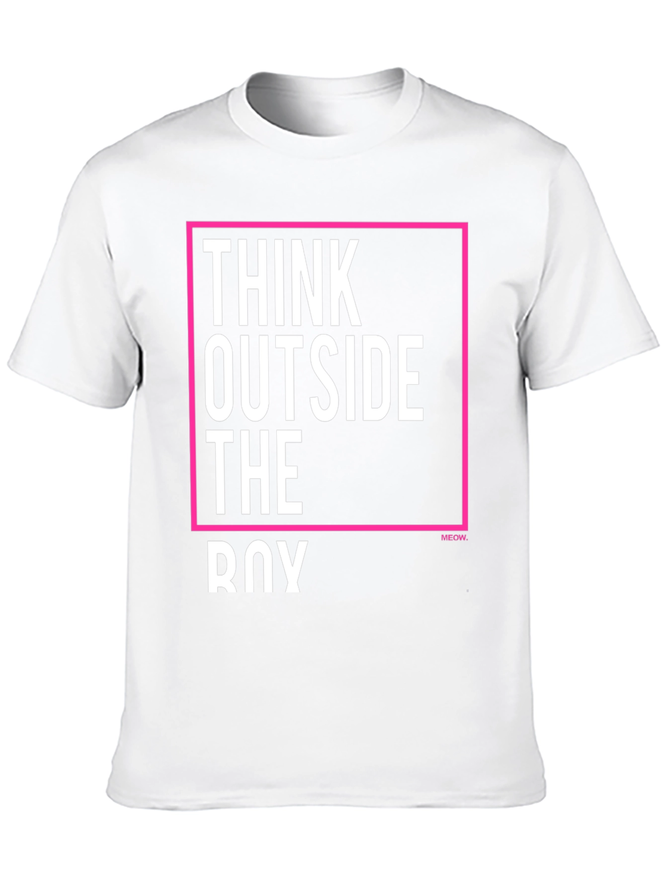 Think Outside the Boy Slogan Graphic Tee