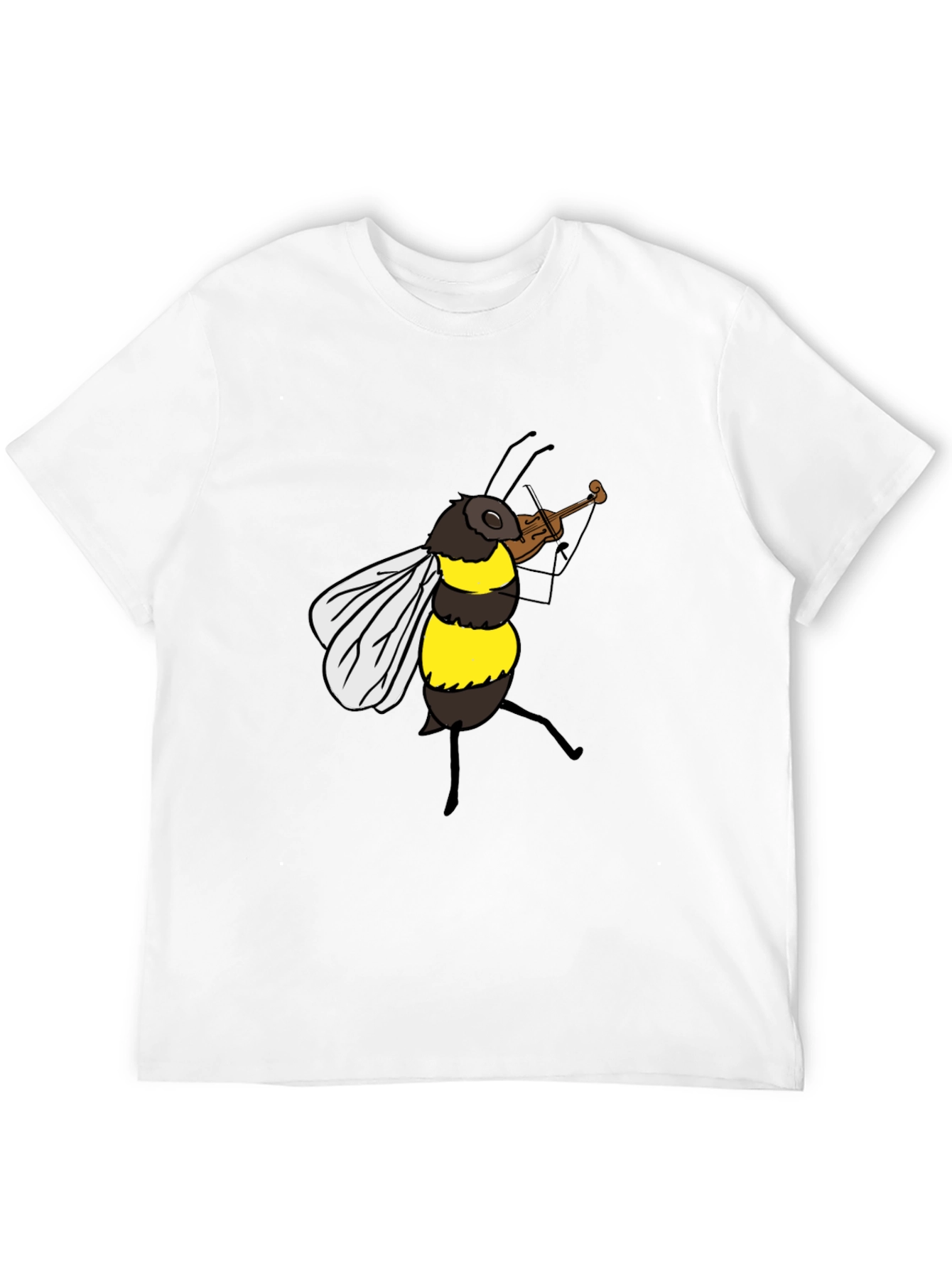 Bee Playing Violin Graphic Tee