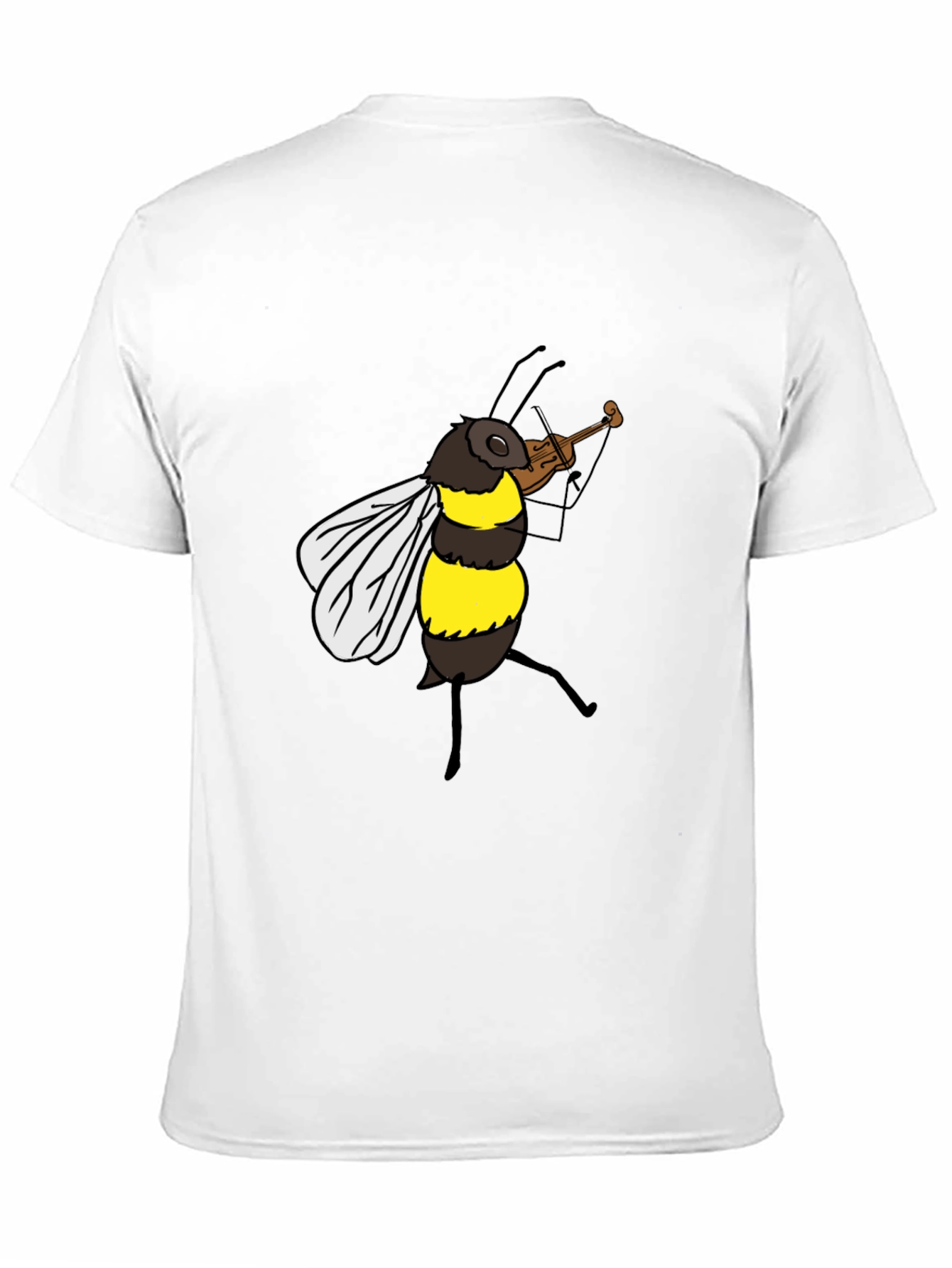 Bee Playing Violin Graphic Tee