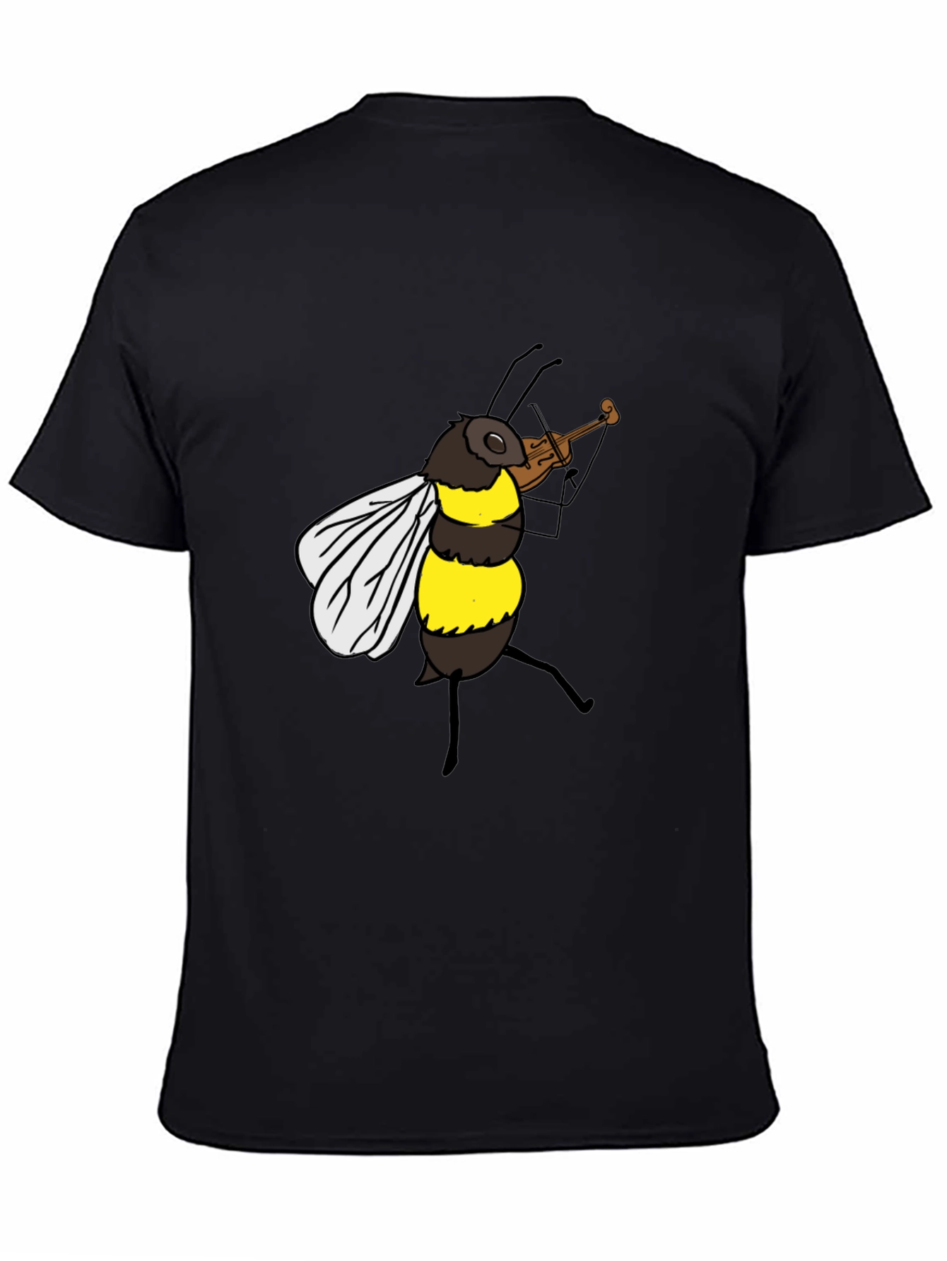 Bee Playing Violin Graphic Tee