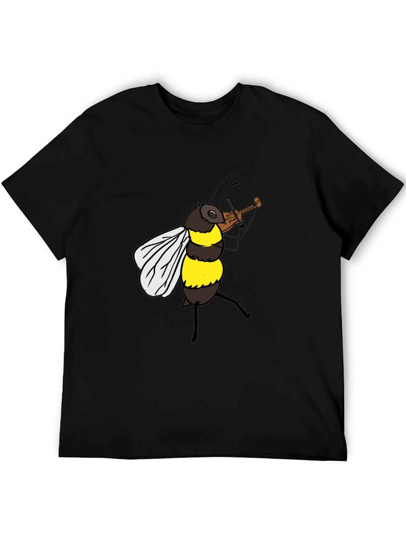 Bee Playing Violin Graphic Tee