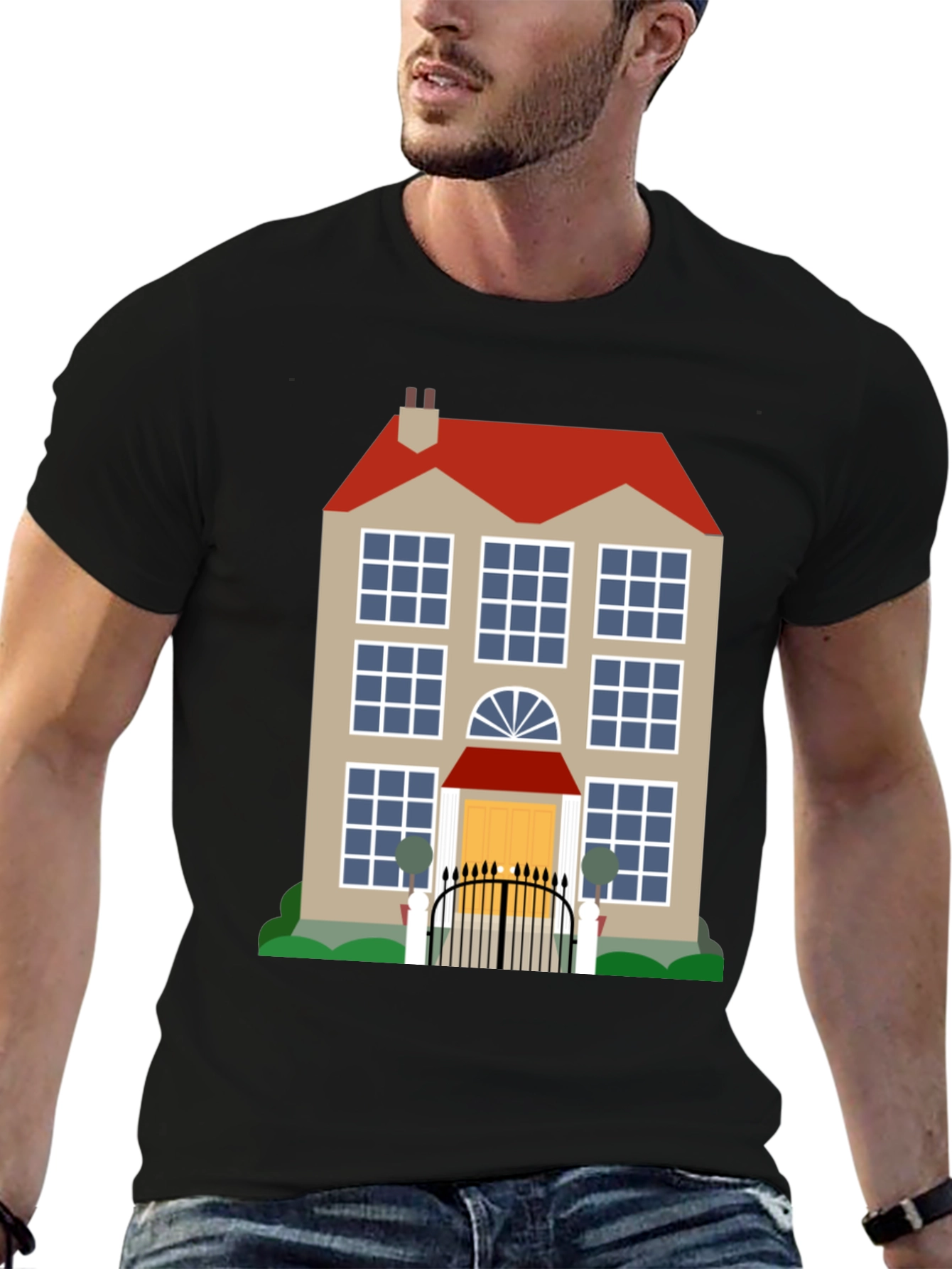 House Graphic T-Shirt | Unique Design Tee