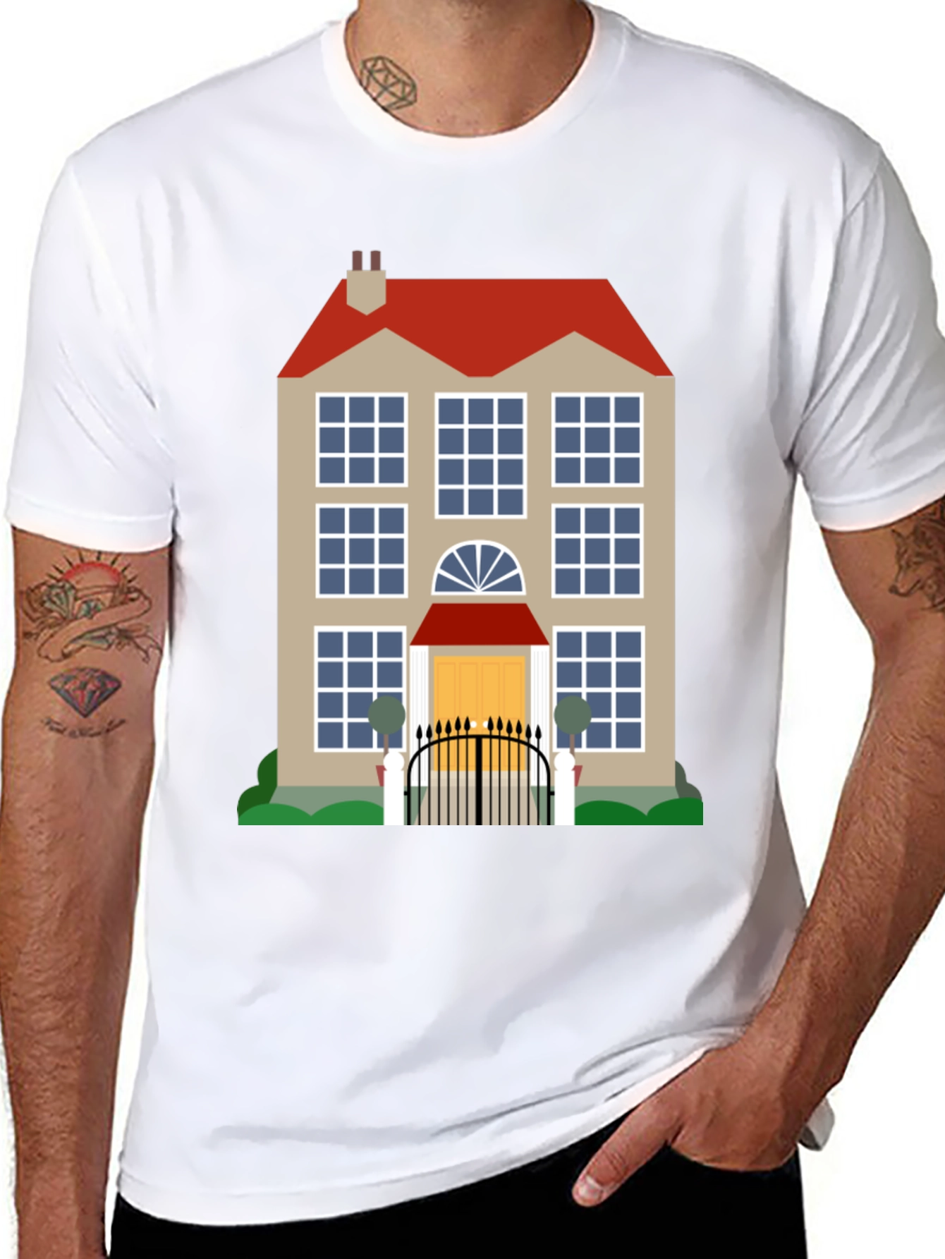 House Graphic T-Shirt | Unique Design Tee