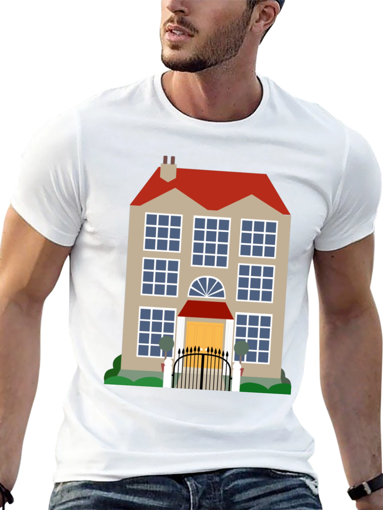 House Graphic T-Shirt | Unique Design Tee