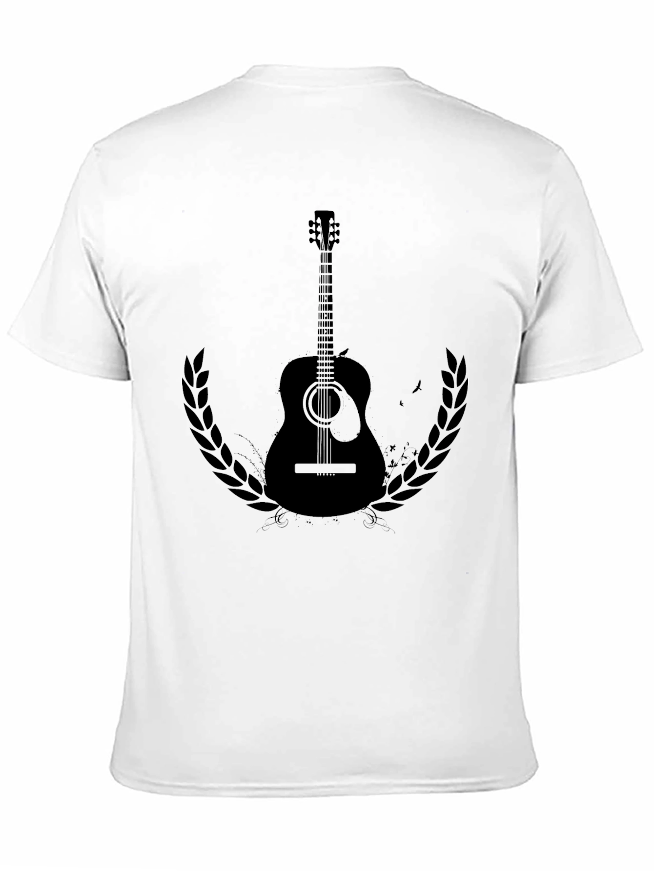 Guitar Graphic T-Shirt - Black