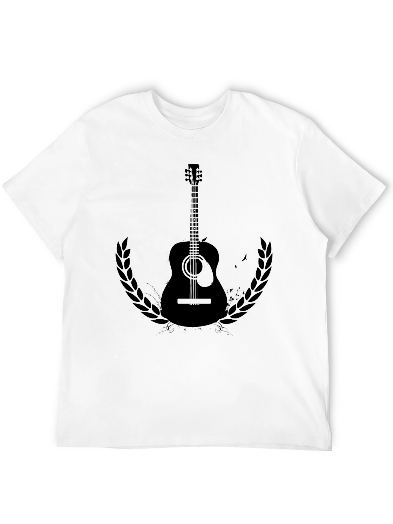Guitar Graphic T-Shirt - Black