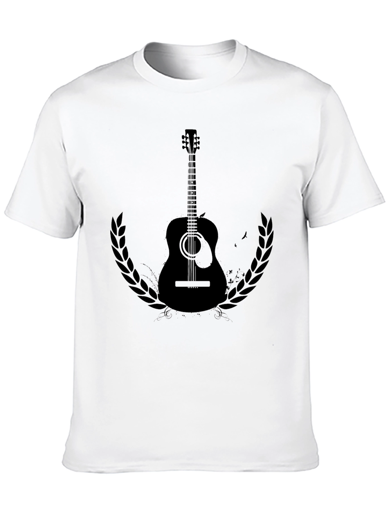 Guitar Graphic T-Shirt - Black