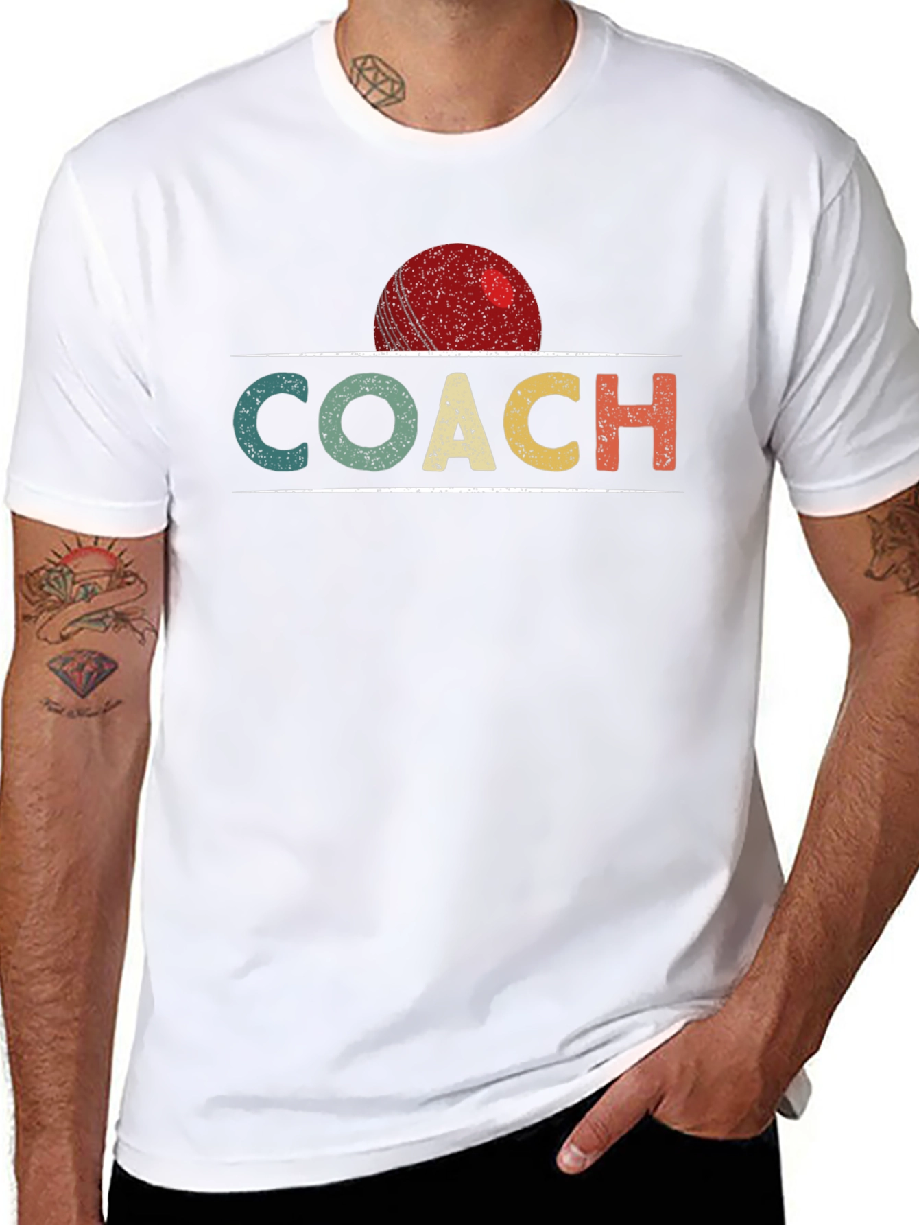 Cricket Coach Graphic Tee