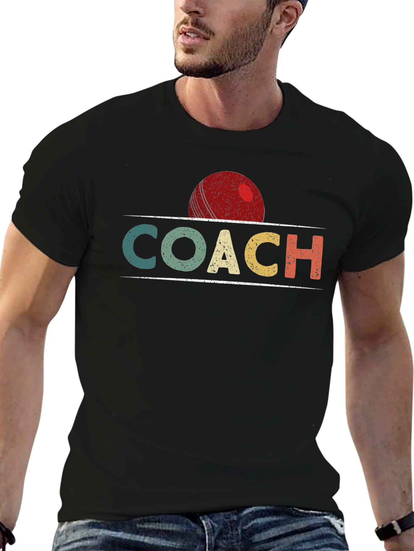Cricket Coach Graphic Tee