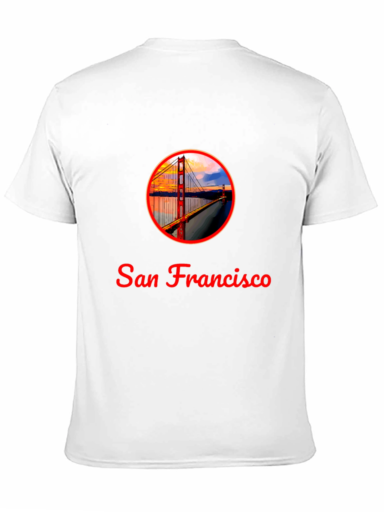 San Francisco Bridge Graphic T-Shirt - Black