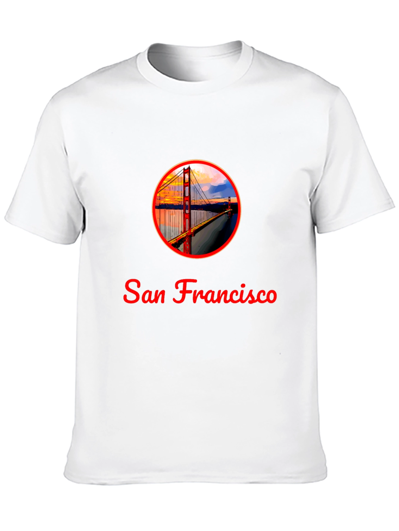 San Francisco Bridge Graphic T-Shirt - Black