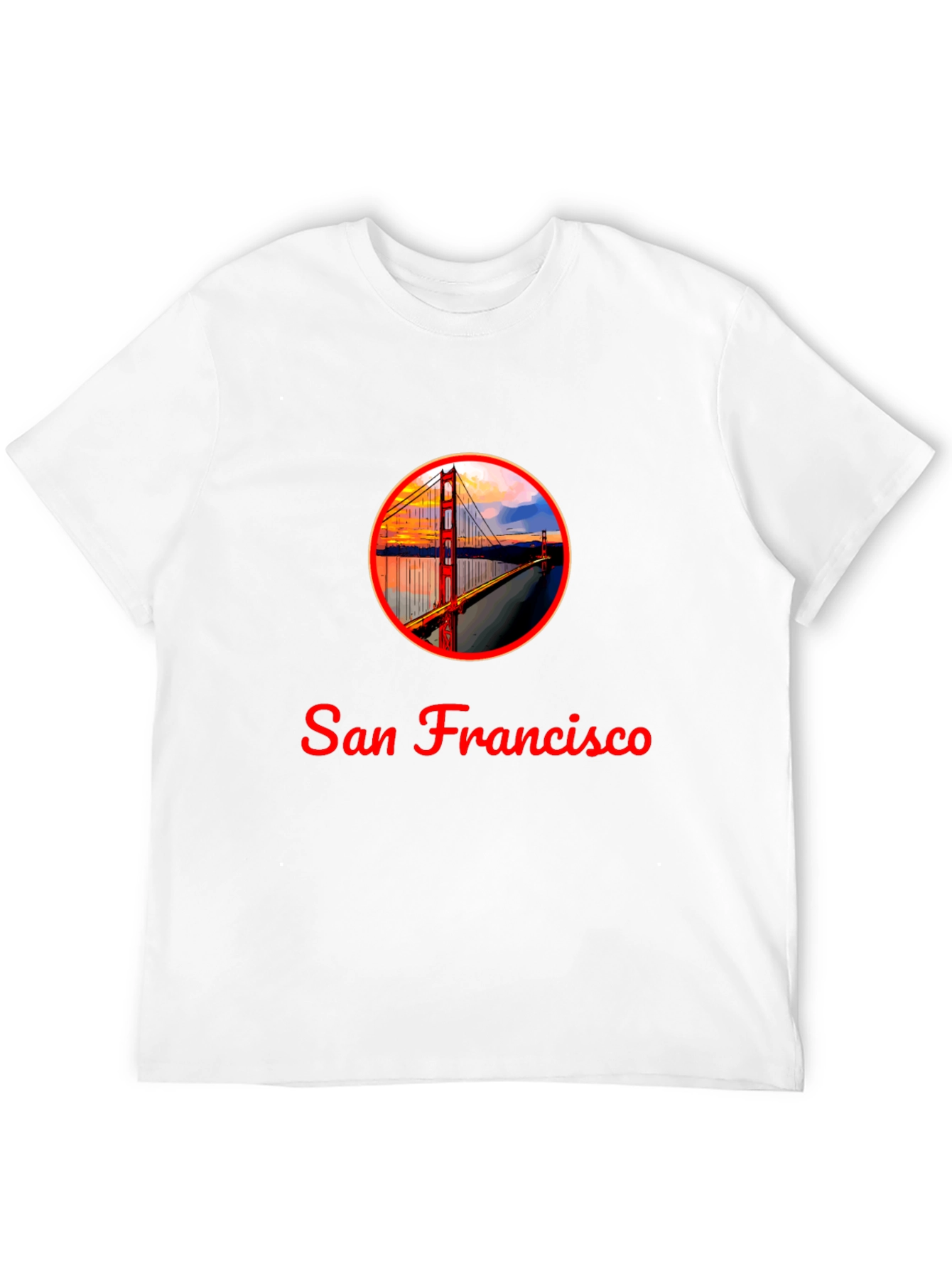 San Francisco Bridge Graphic T-Shirt - Black