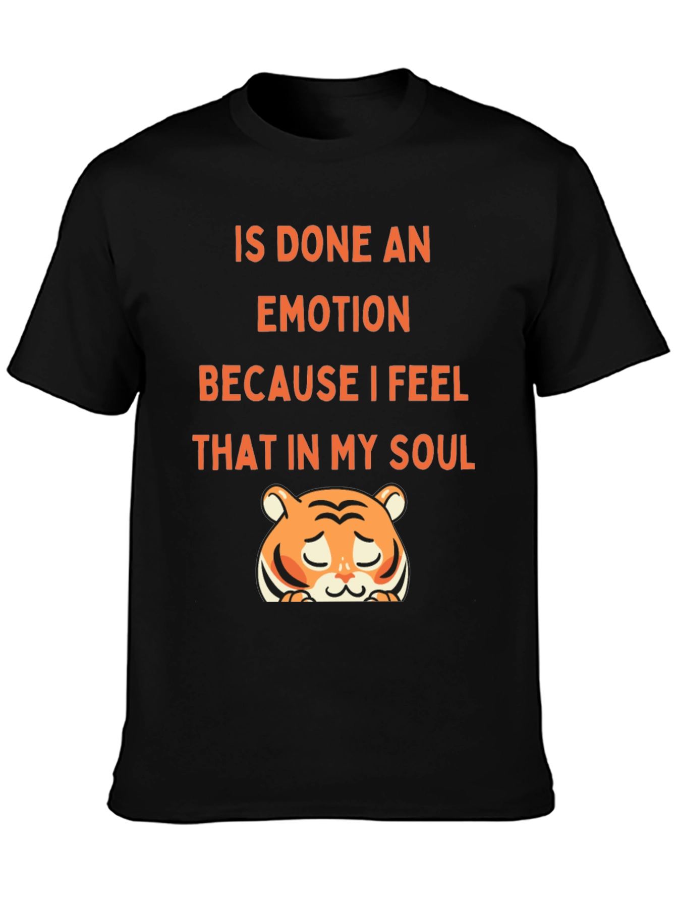Soulful Tiger Graphic Tee - Express Your Emotions