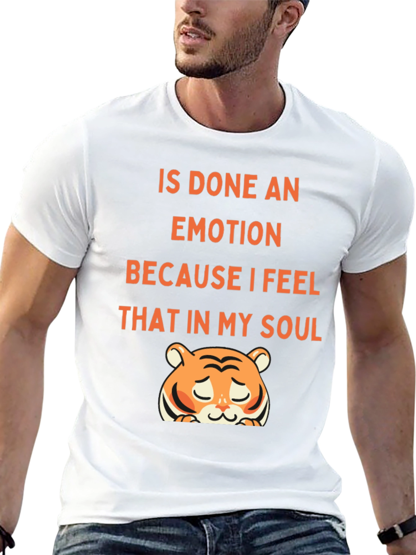 Soulful Tiger Graphic Tee - Express Your Emotions