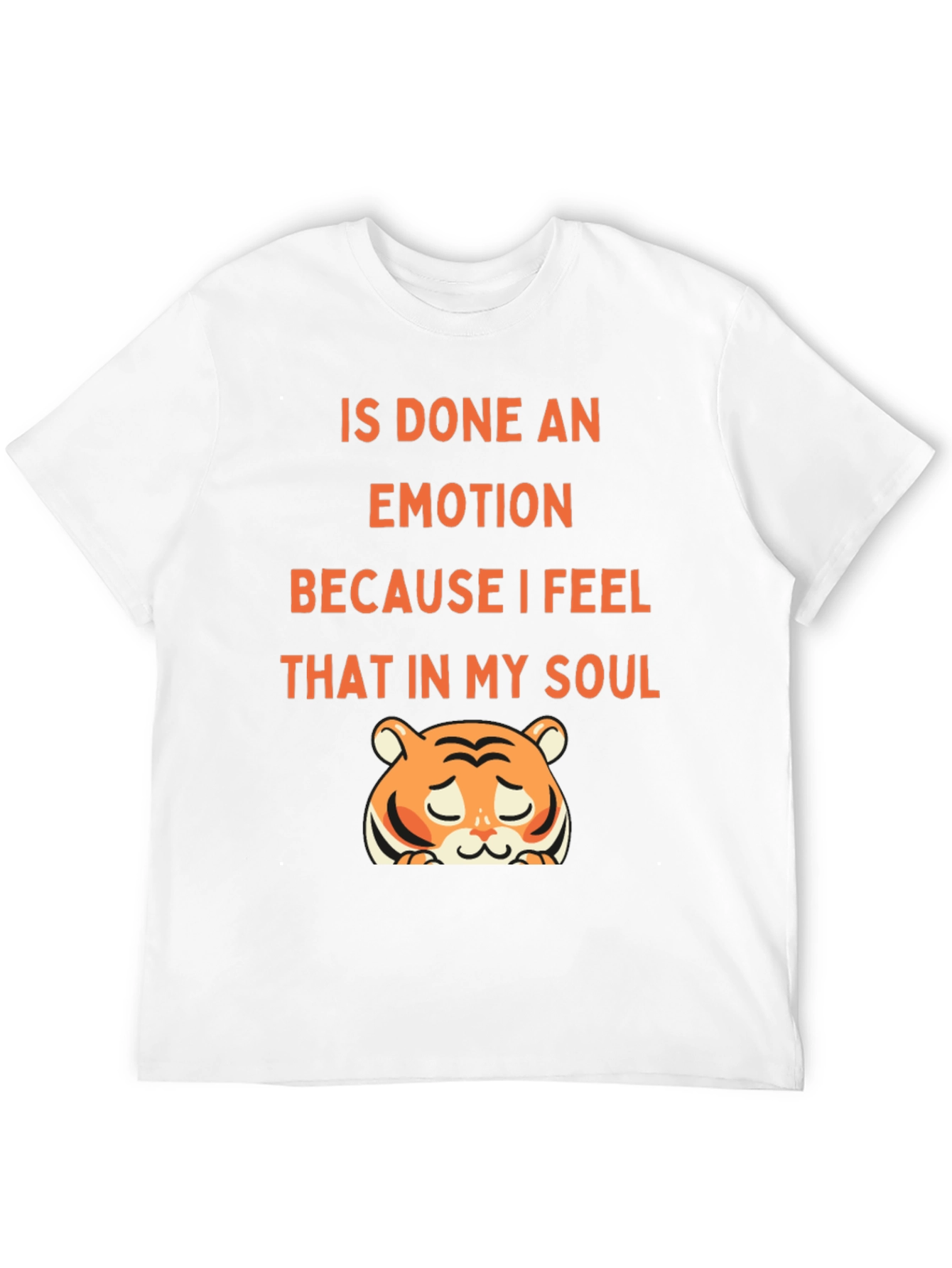Soulful Tiger Graphic Tee - Express Your Emotions