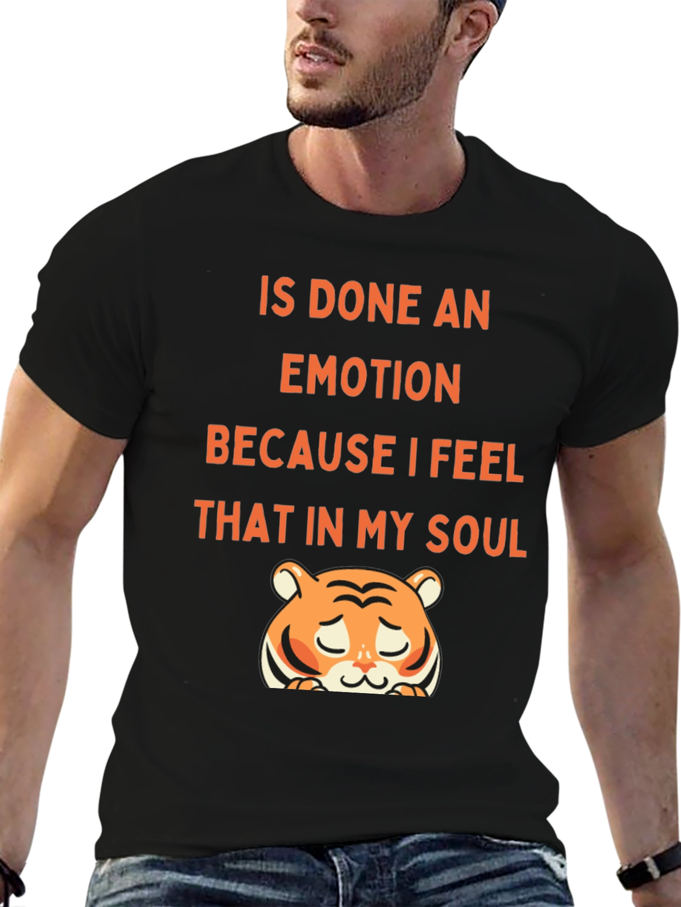 Soulful Tiger Graphic Tee - Express Your Emotions