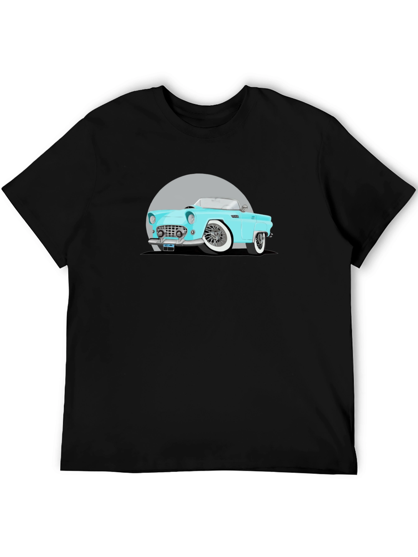 Classic Car Graphic Black T-Shirt