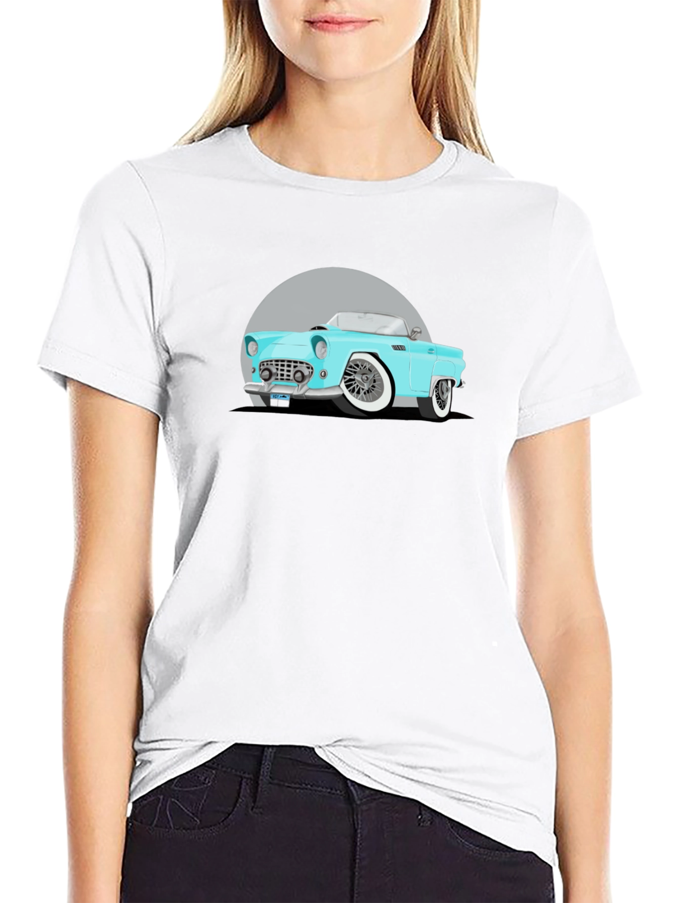 Classic Car Graphic Black T-Shirt