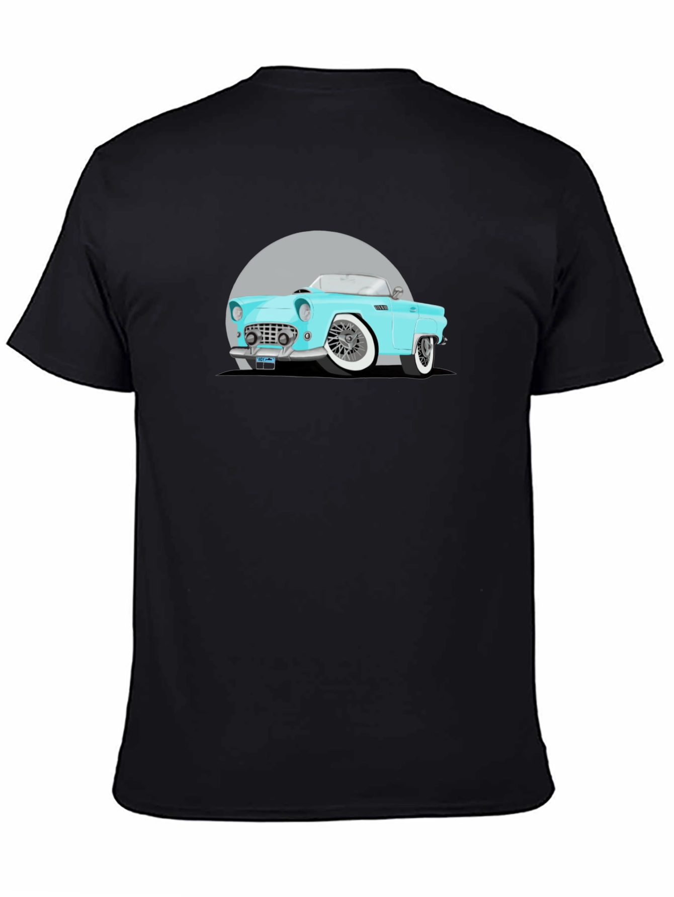 Classic Car Graphic Black T-Shirt