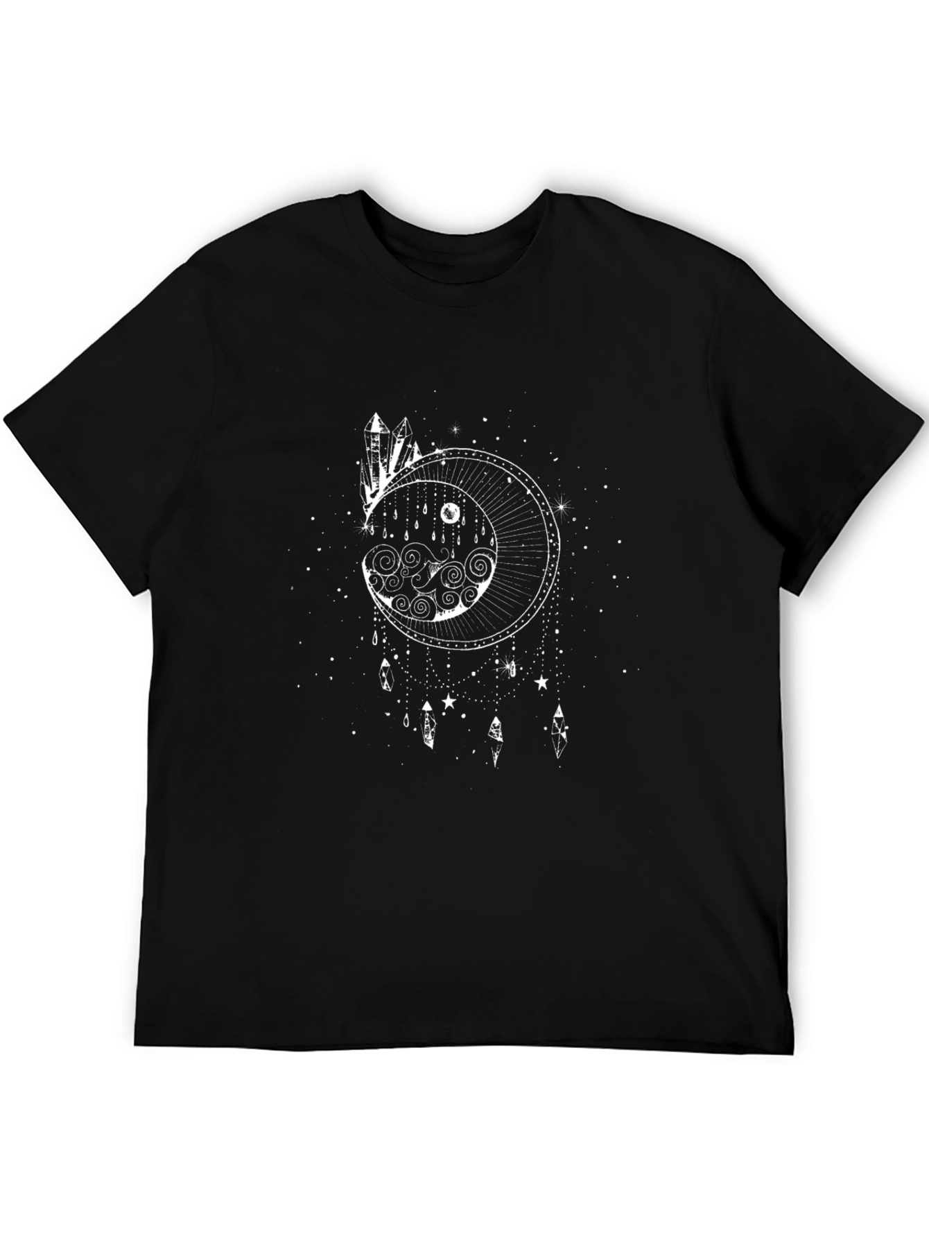 Mystic Moon Graphic Tee - Black T-Shirt