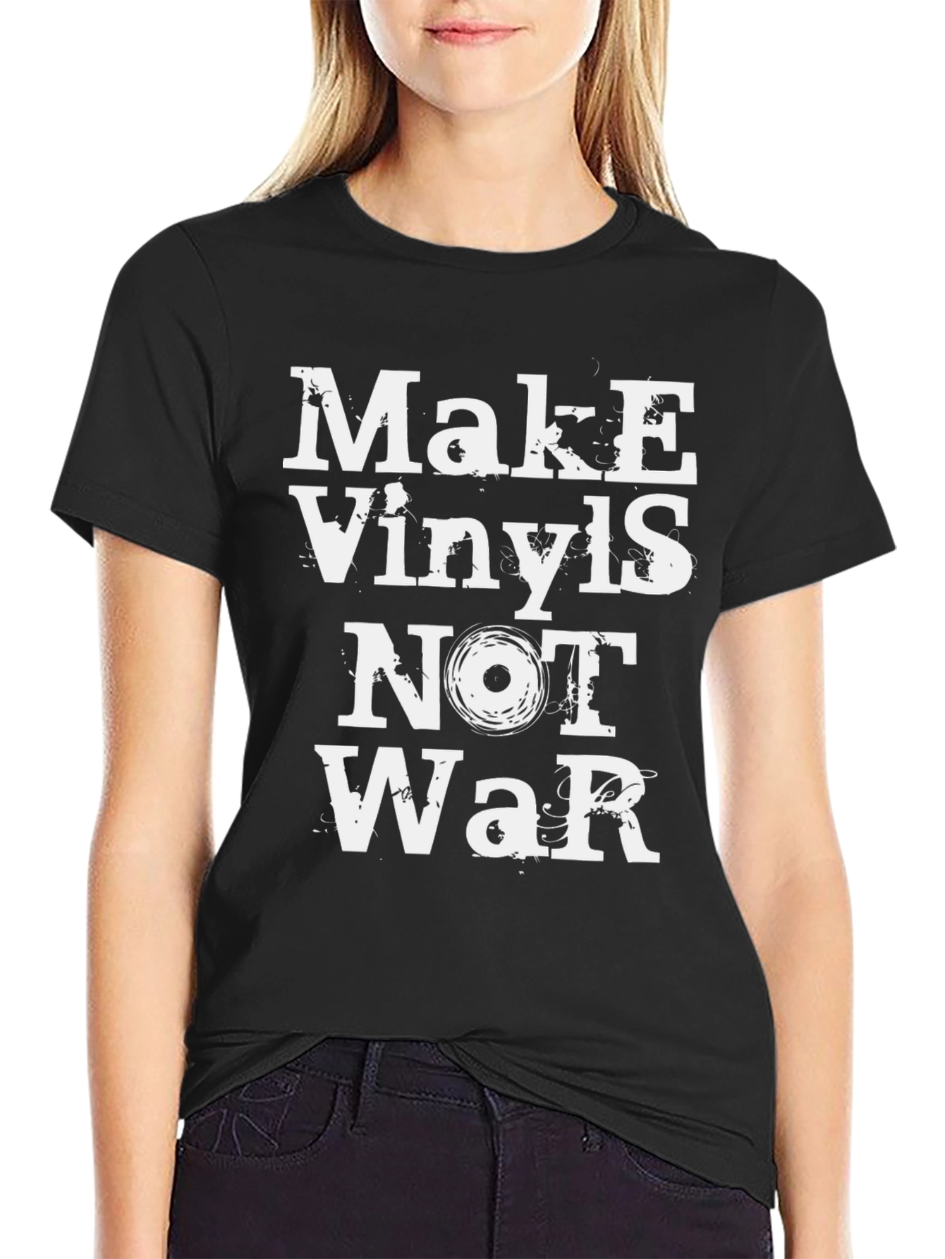 Make Vinyls Not War Graphic Tee