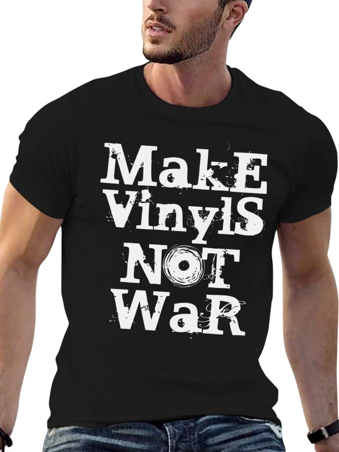 Make Vinyls Not War Graphic Tee
