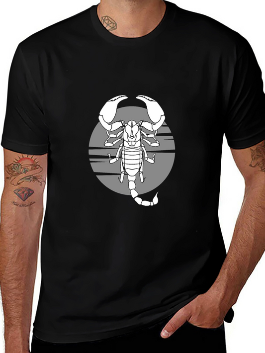 Scorpion Graphic Tee - Black Cotton Blend
