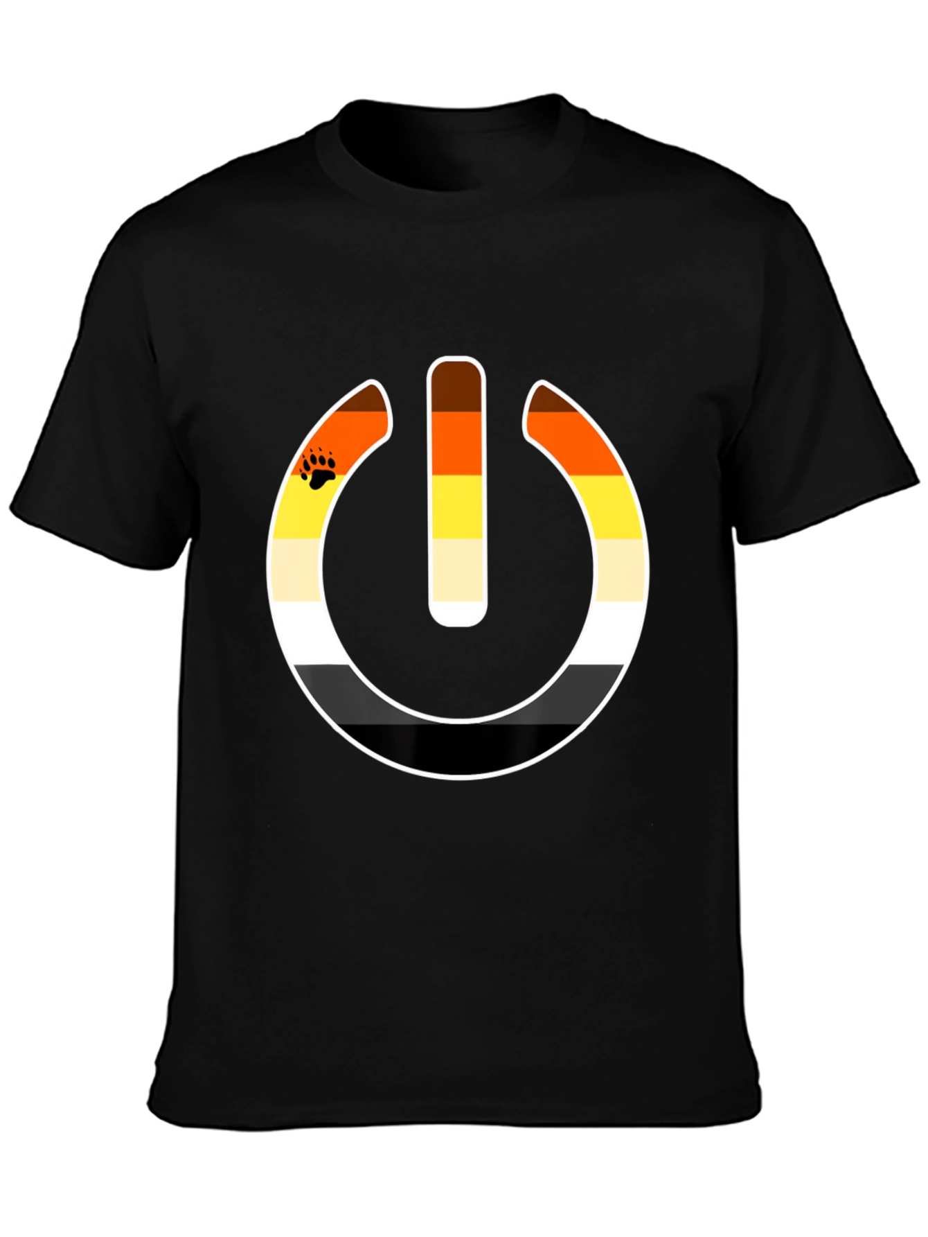 Bear Pride Power Symbol Graphic T-Shirt