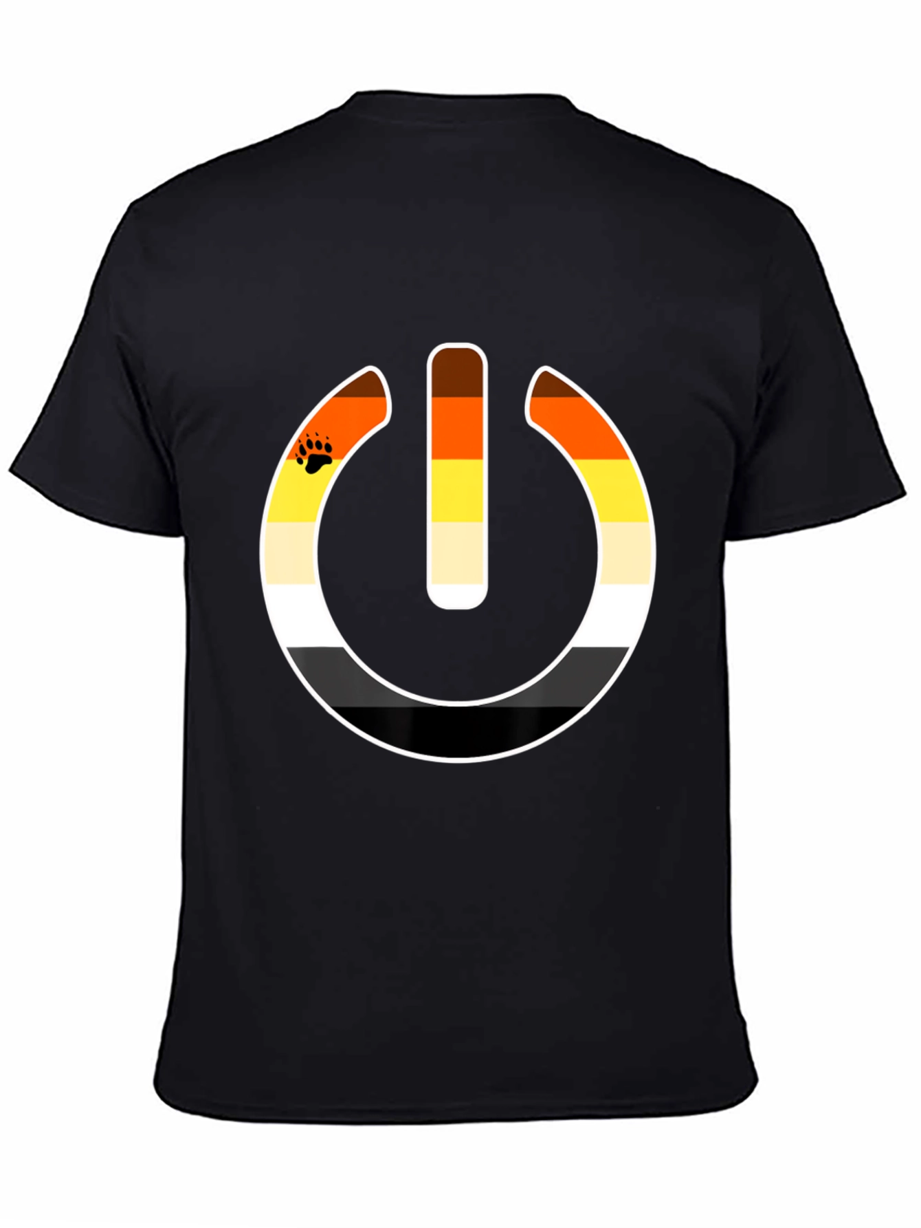 Bear Pride Power Symbol Graphic T-Shirt