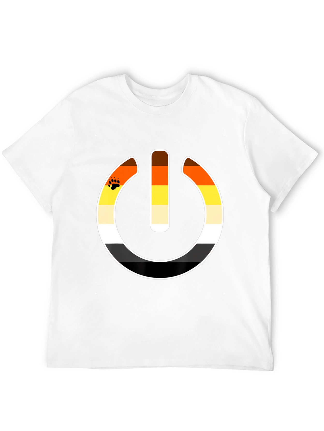 Bear Pride Power Symbol Graphic T-Shirt