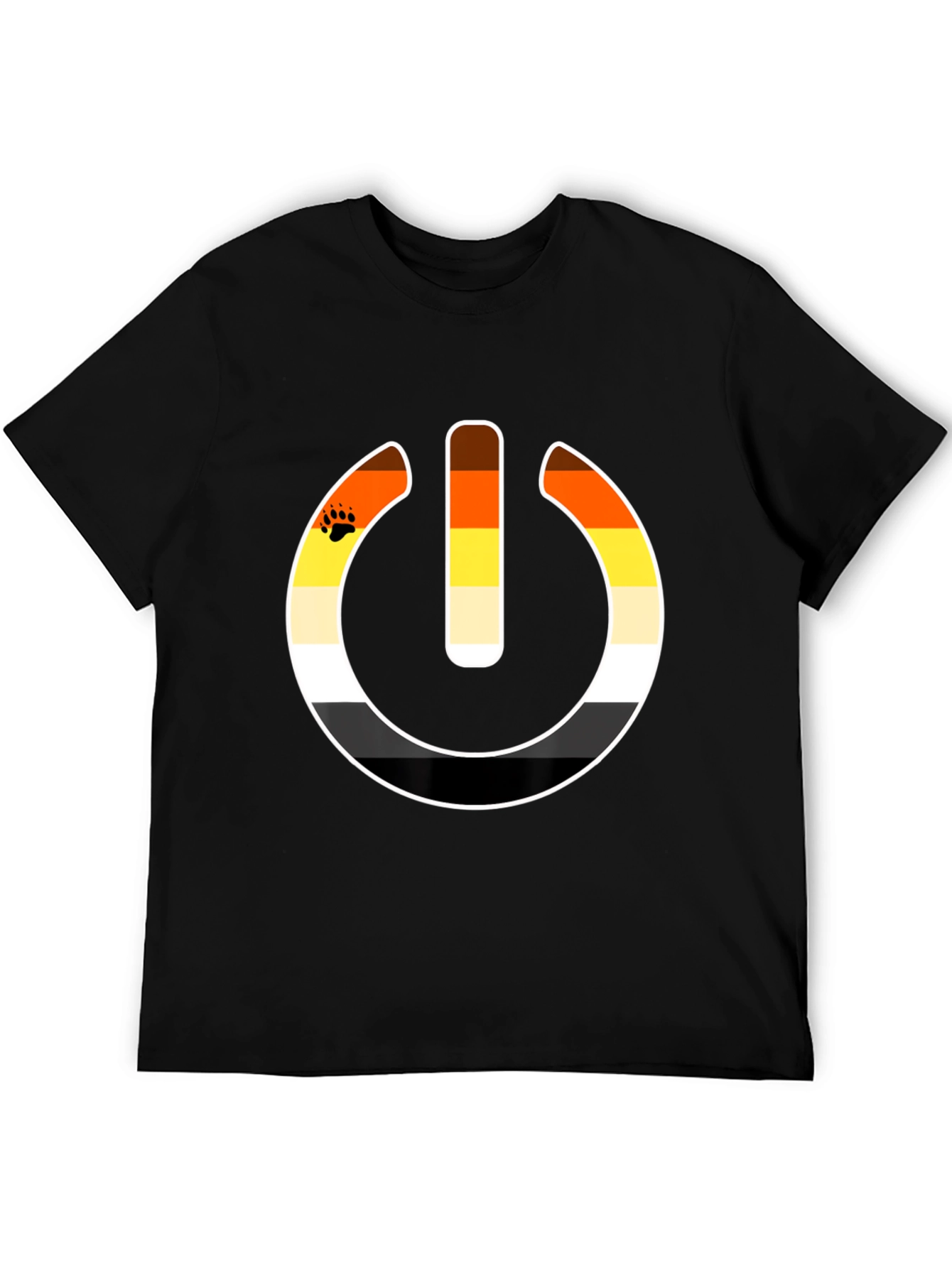 Bear Pride Power Symbol Graphic T-Shirt