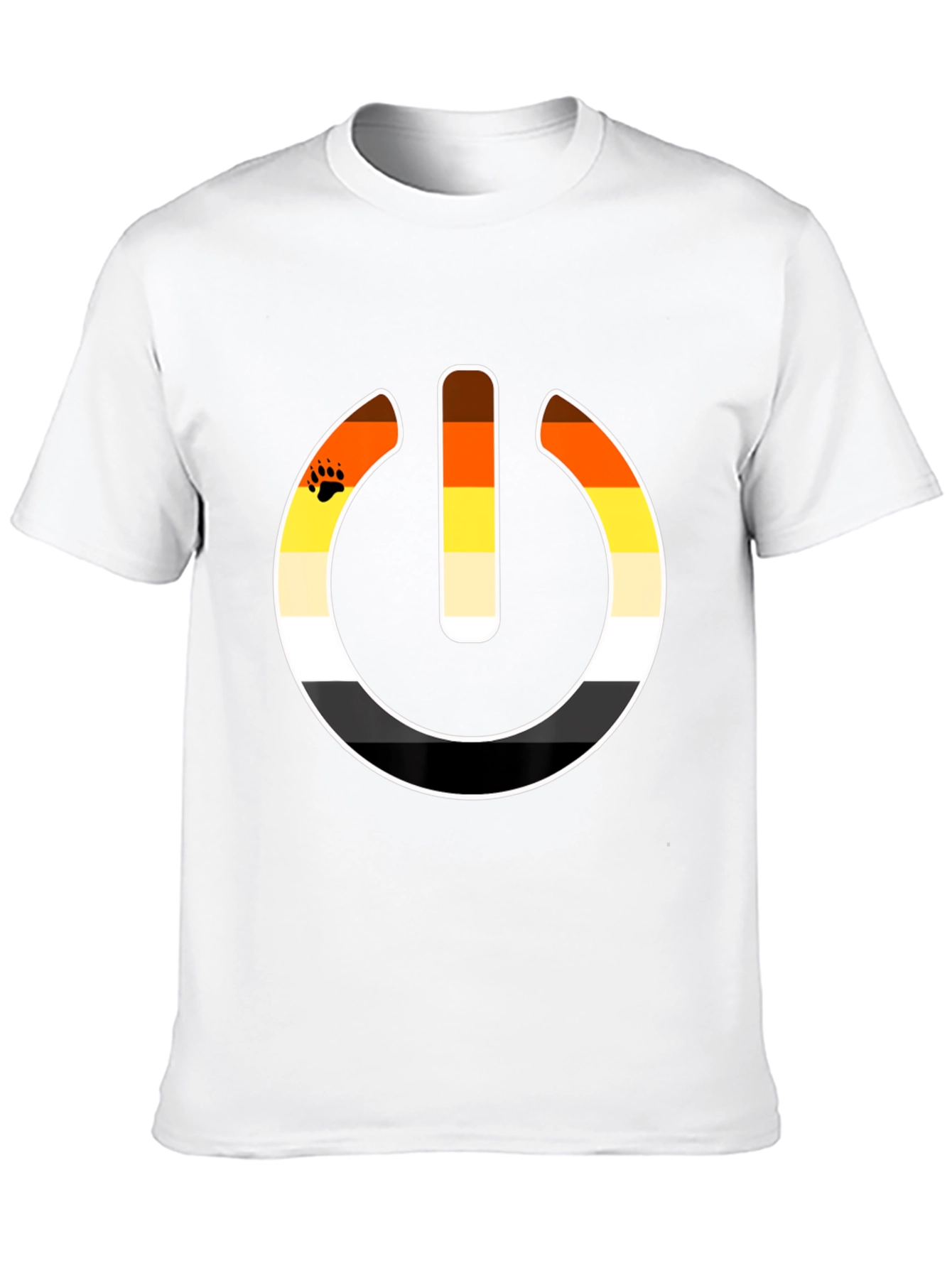 Bear Pride Power Symbol Graphic T-Shirt