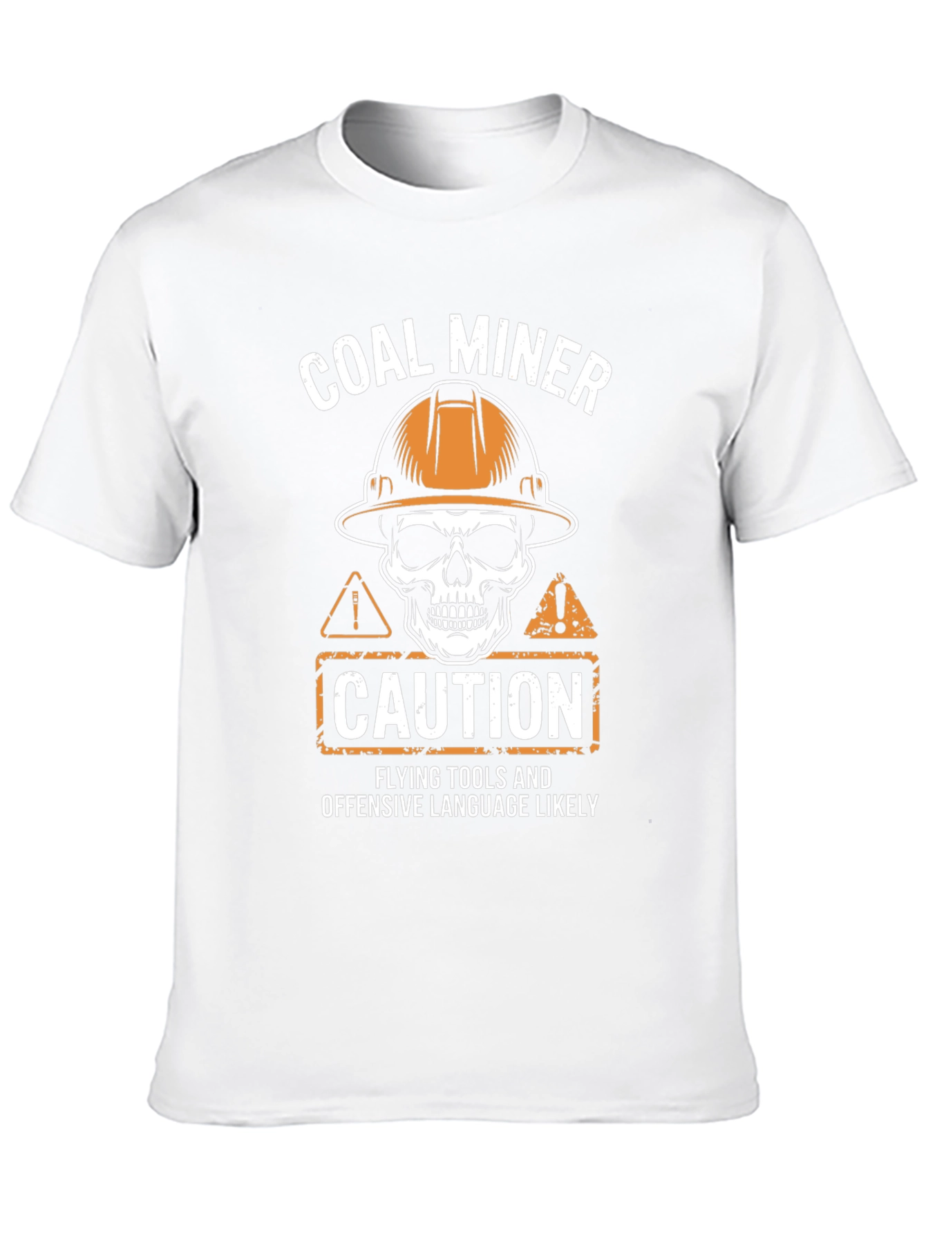 Coal Miner Caution Graphic T-Shirt