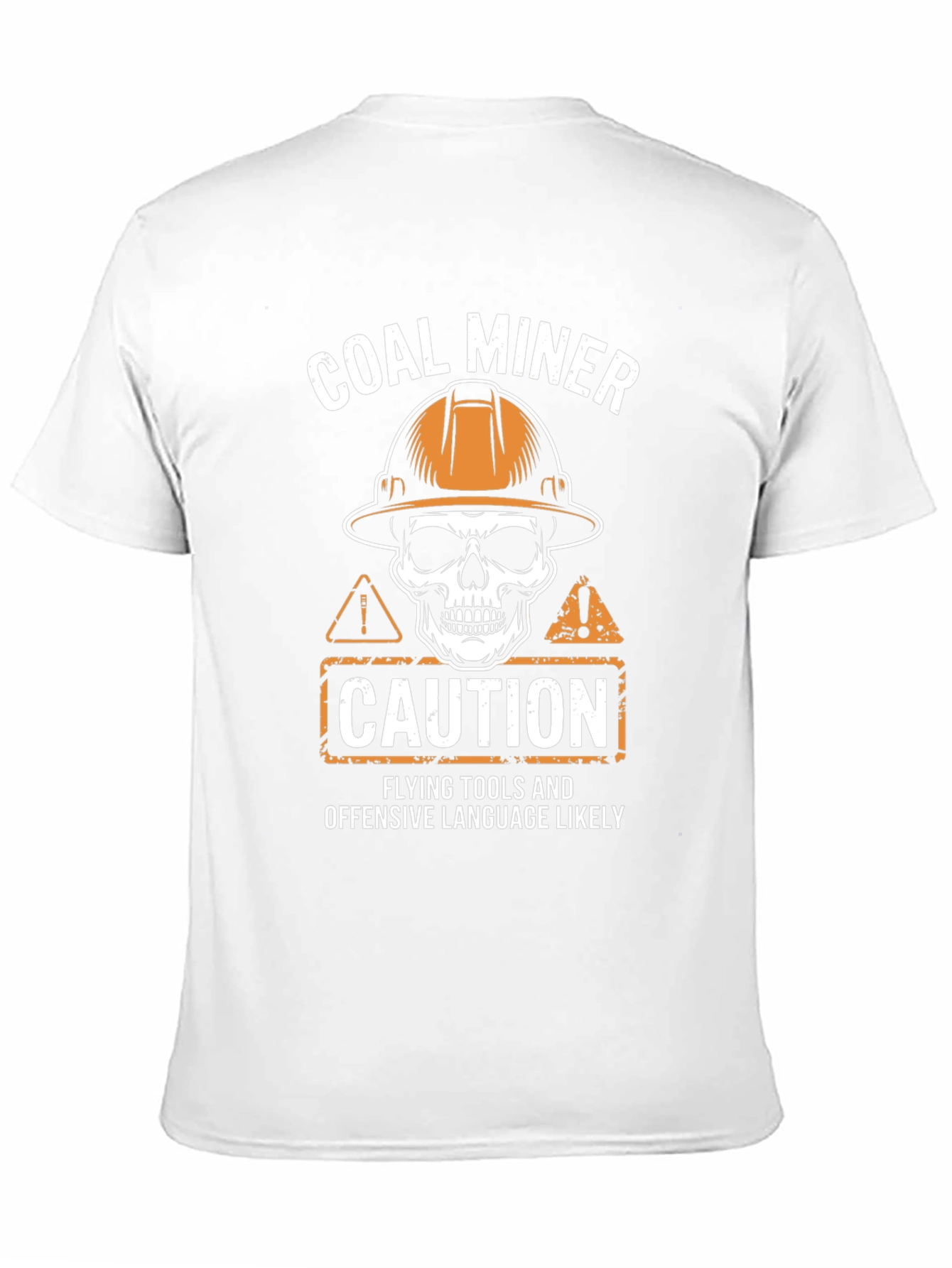 Coal Miner Caution Graphic T-Shirt