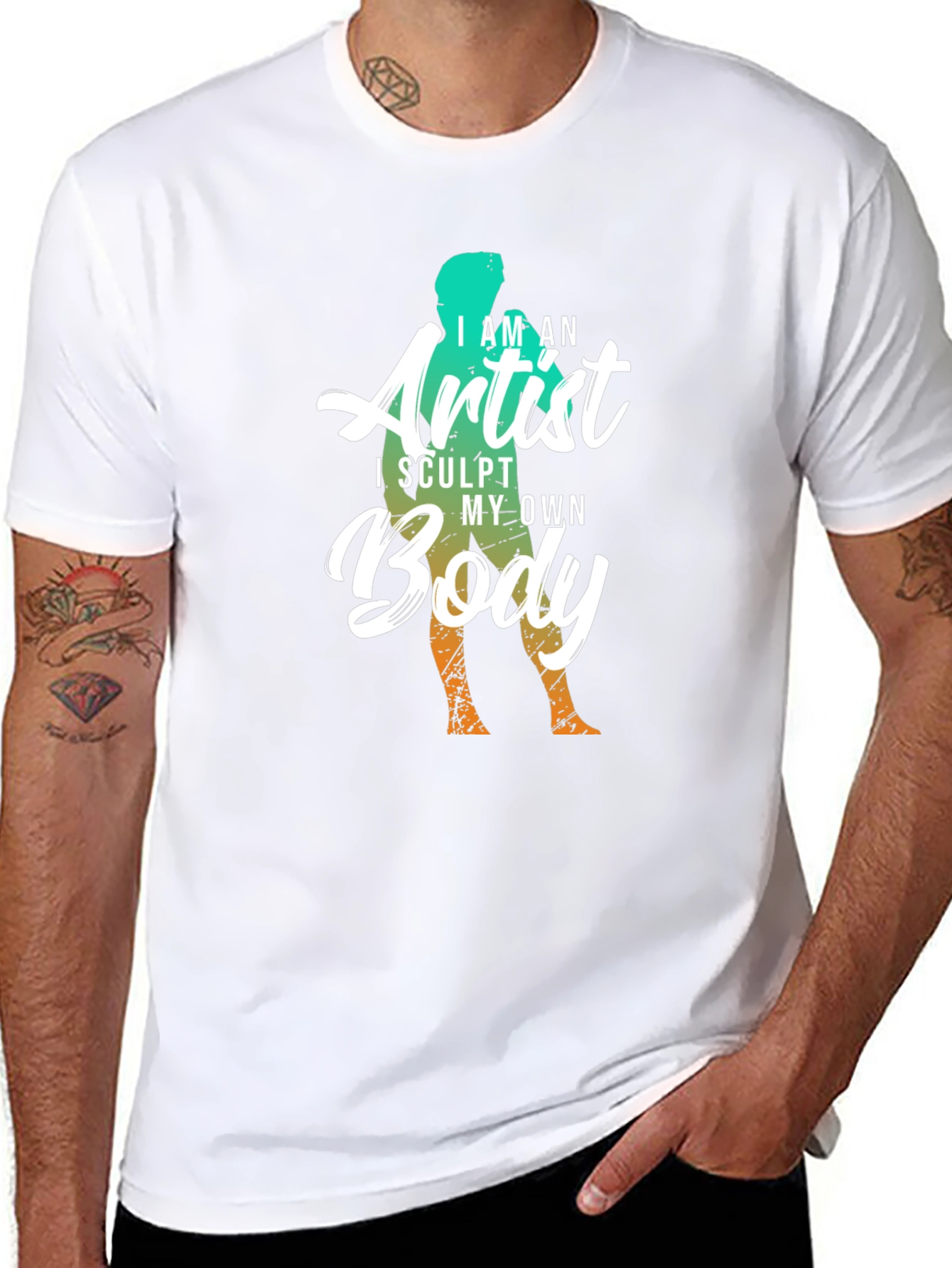 Sculpt My Own Body Artist Tee - Black