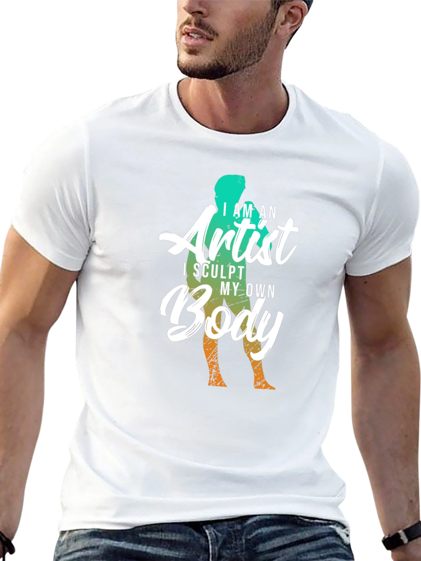Sculpt My Own Body Artist Tee - Black