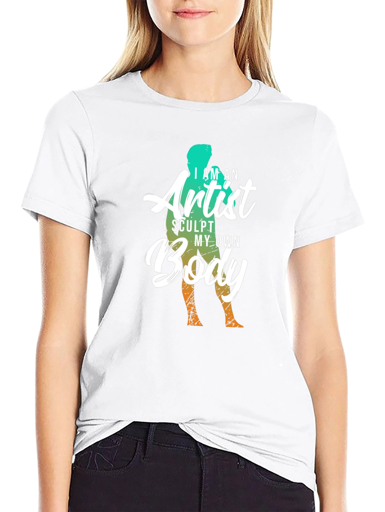 Sculpt My Own Body Artist Tee - Black