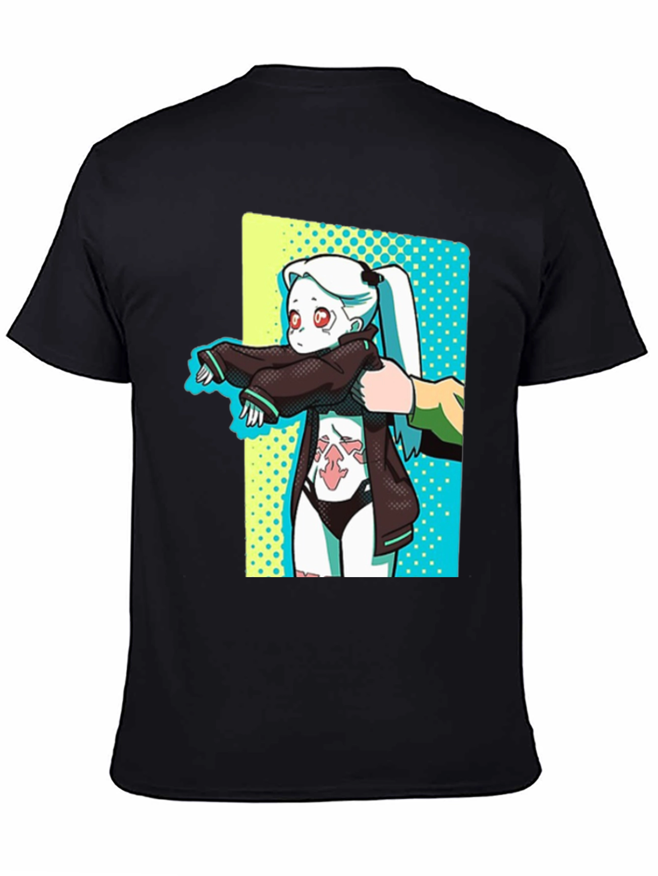 Anime Graphic T-Shirt - Cyberpunk Style