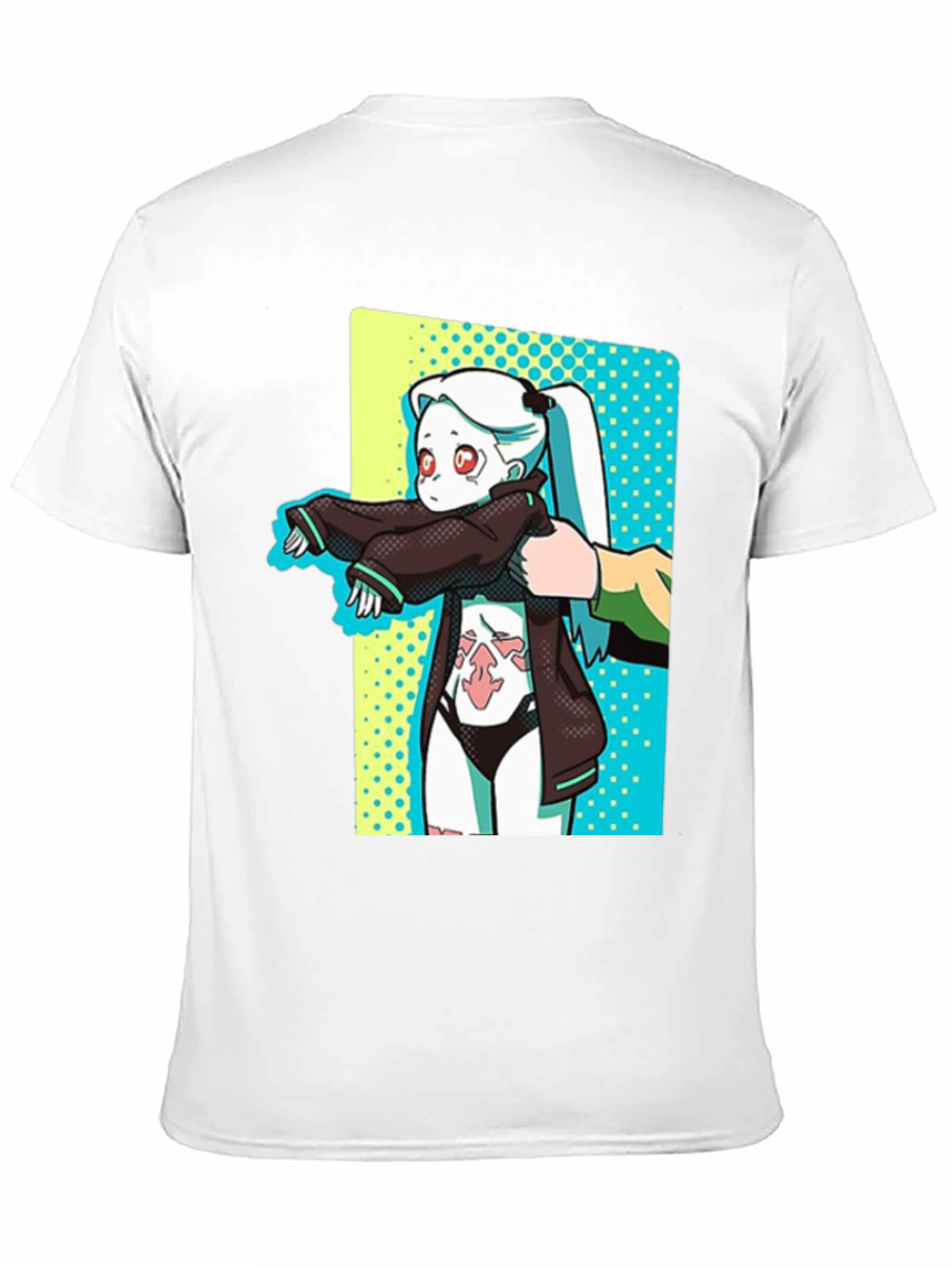 Anime Graphic T-Shirt - Cyberpunk Style