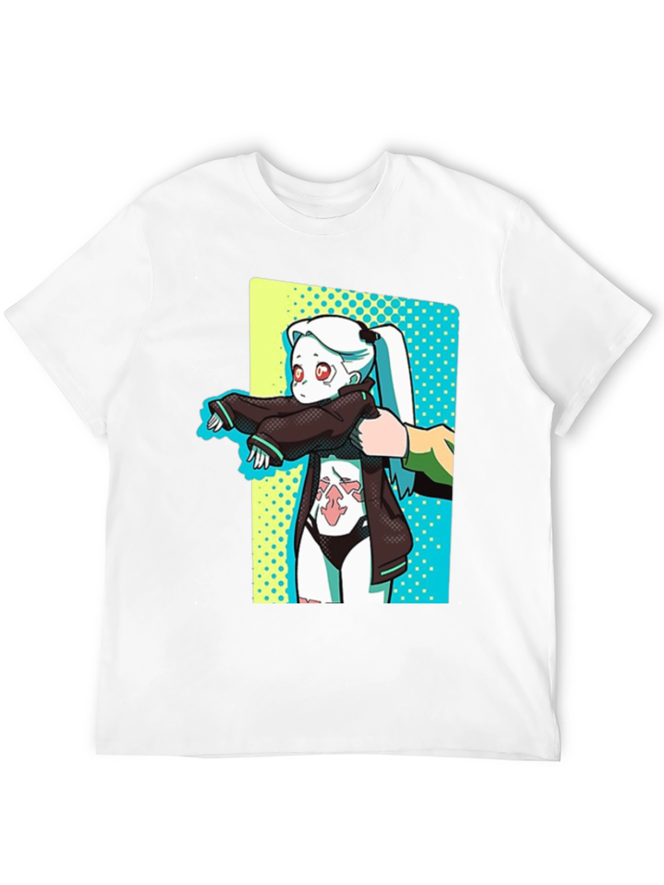 Anime Graphic T-Shirt - Cyberpunk Style