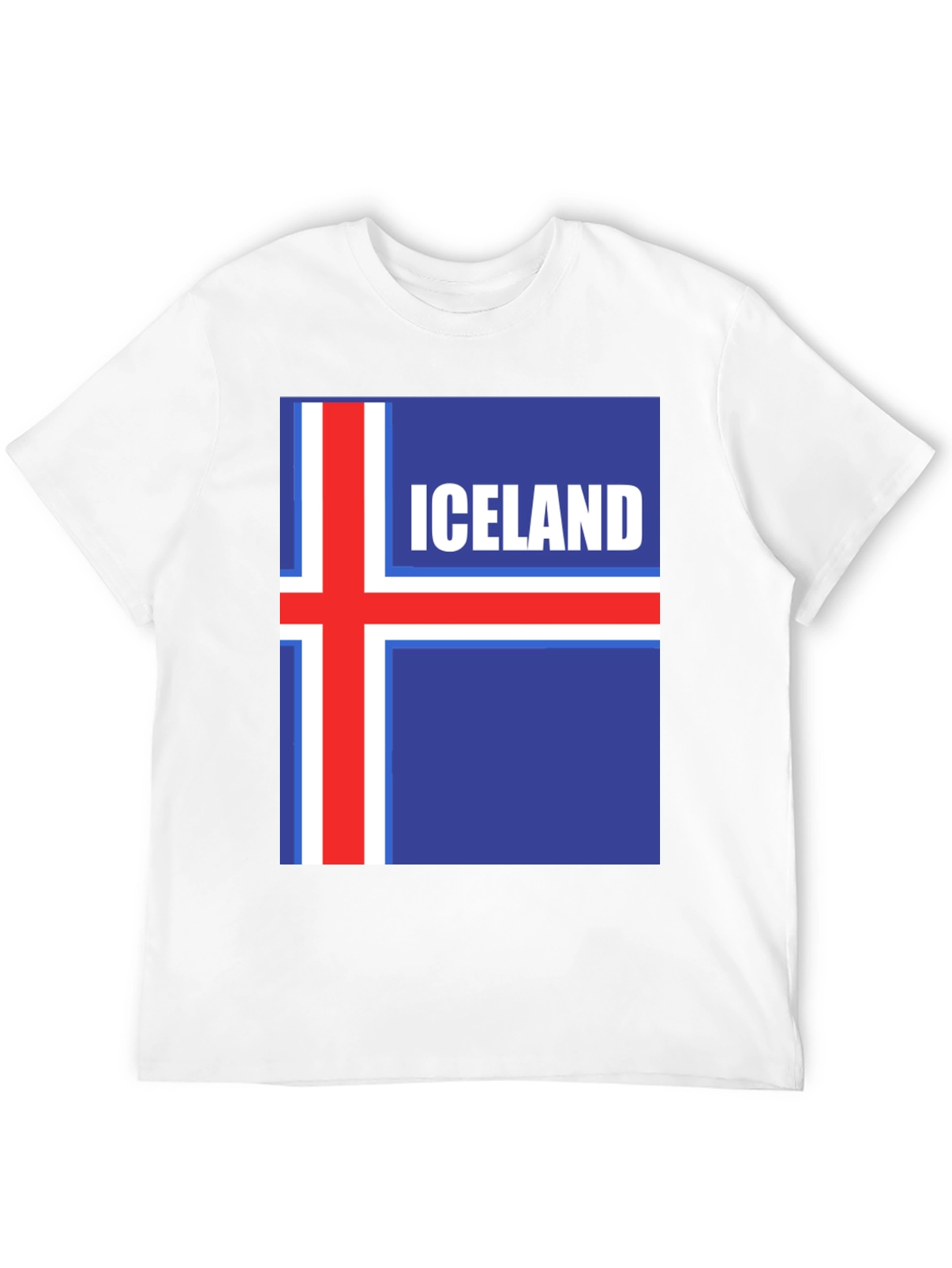 Iceland Flag T-Shirt - Black