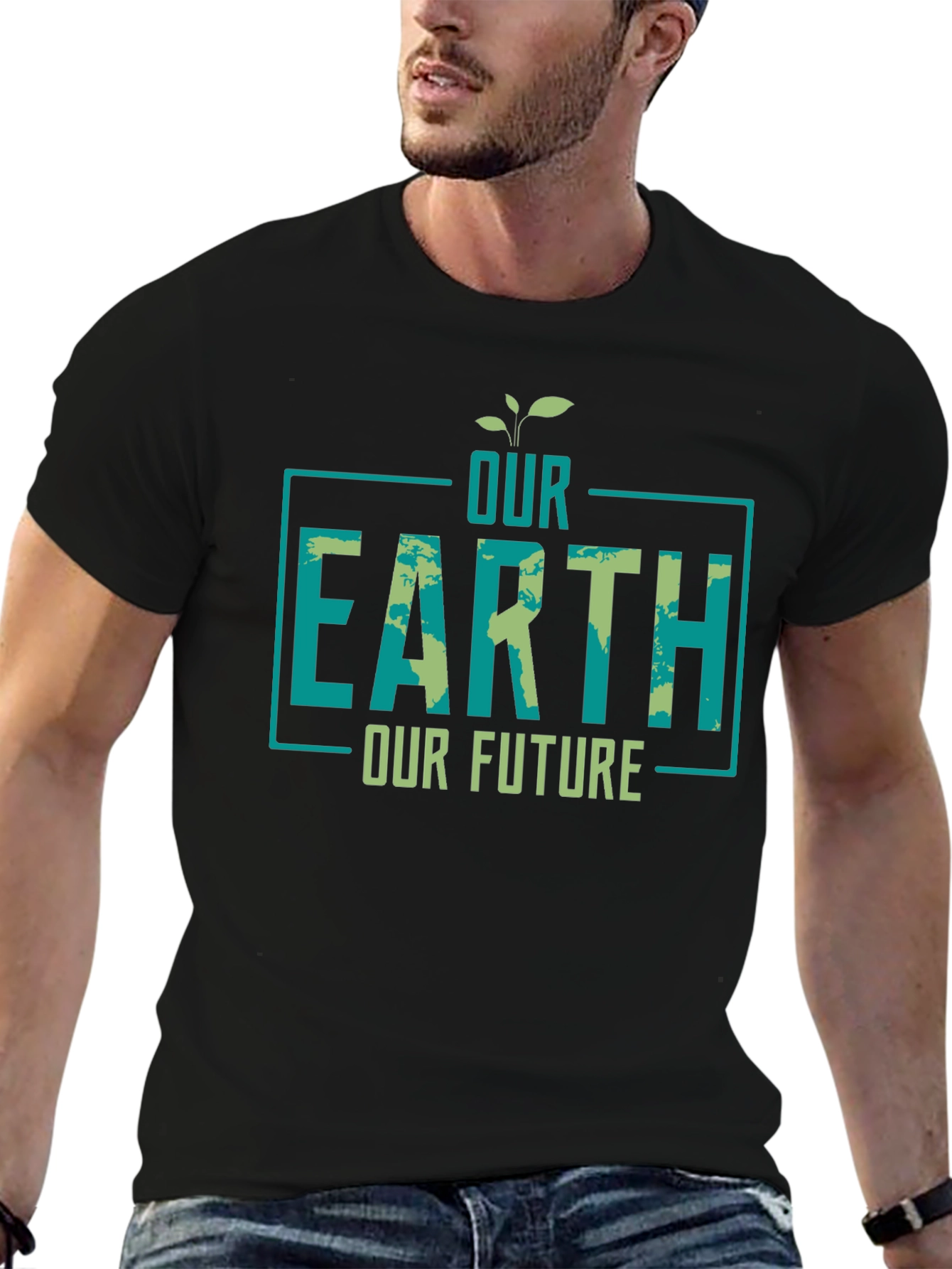 Our Earth Our Future Graphic T-Shirt - Eco-Friendly Design