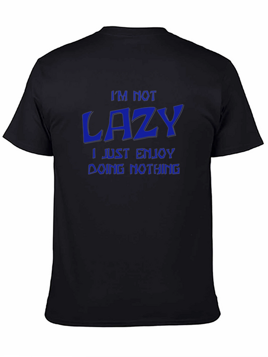 Funny Lazy T-Shirt - Enjoy Doing Nothing!