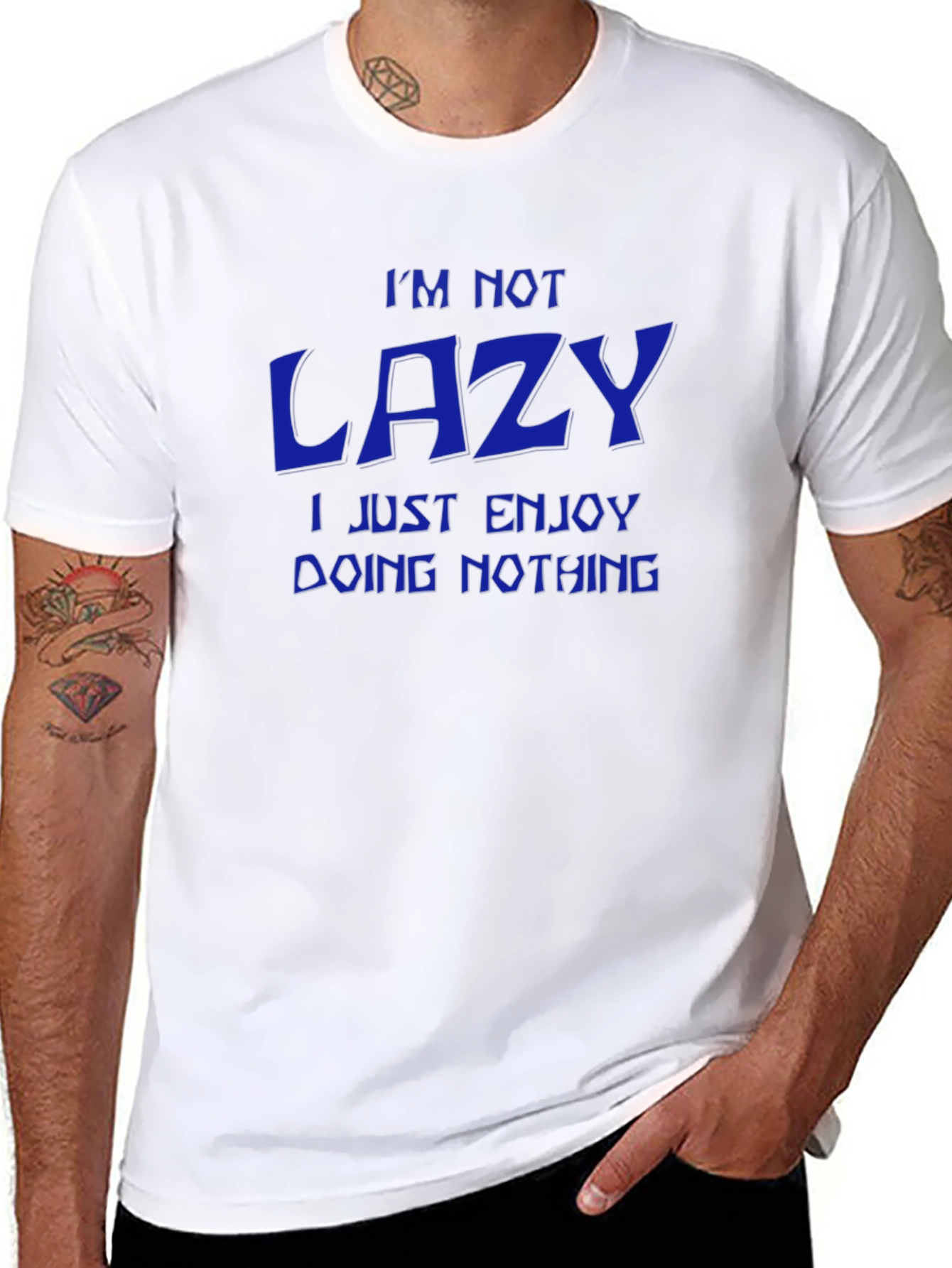 Funny Lazy T-Shirt - Enjoy Doing Nothing!