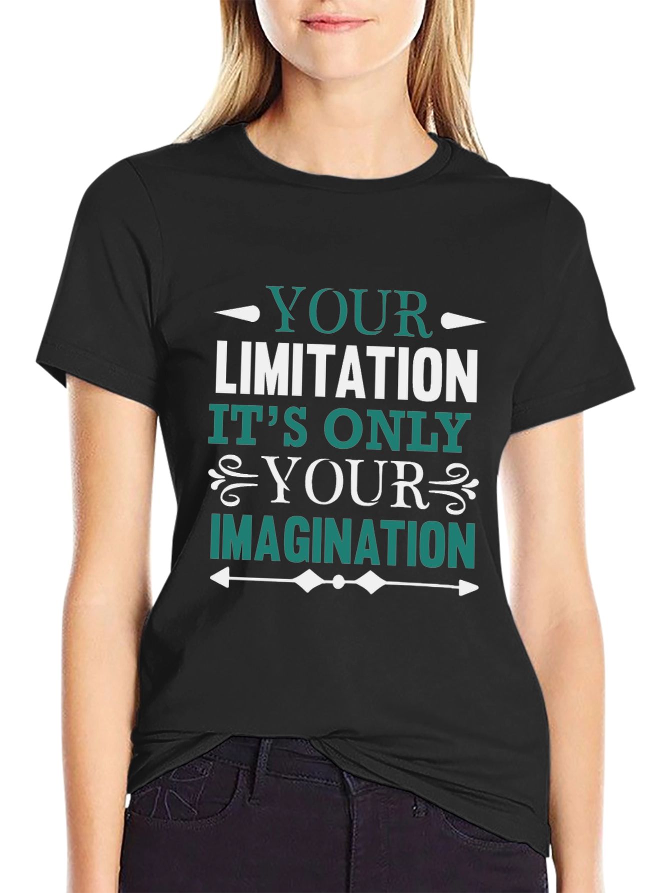 Inspirational Your Limitation Imagination T-Shirt