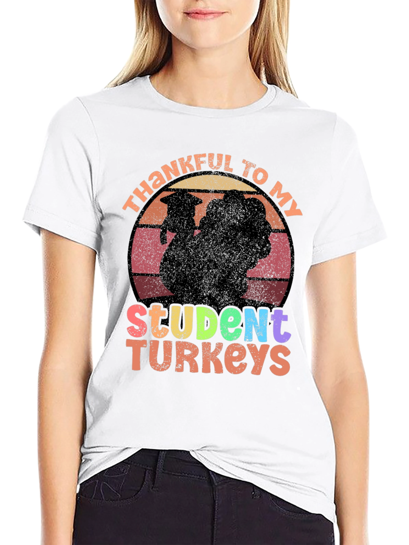 Thankful Student Turkey T-Shirt
