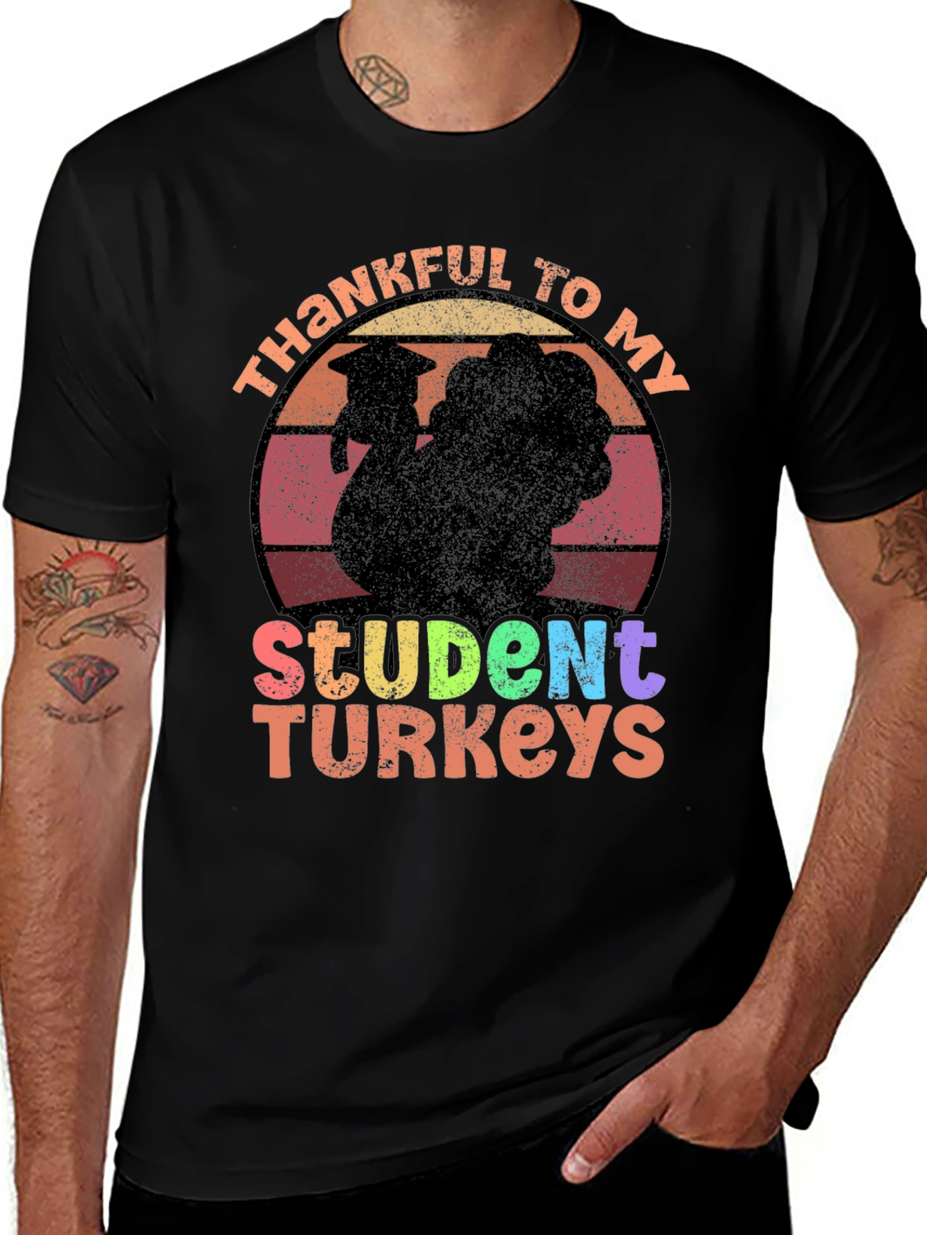 Thankful Student Turkey T-Shirt